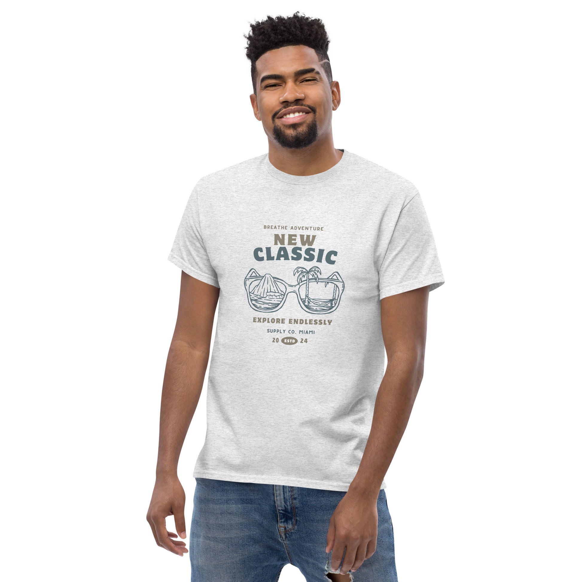 Breathe Adventure, Explore Endlessly - Unisex classic tee