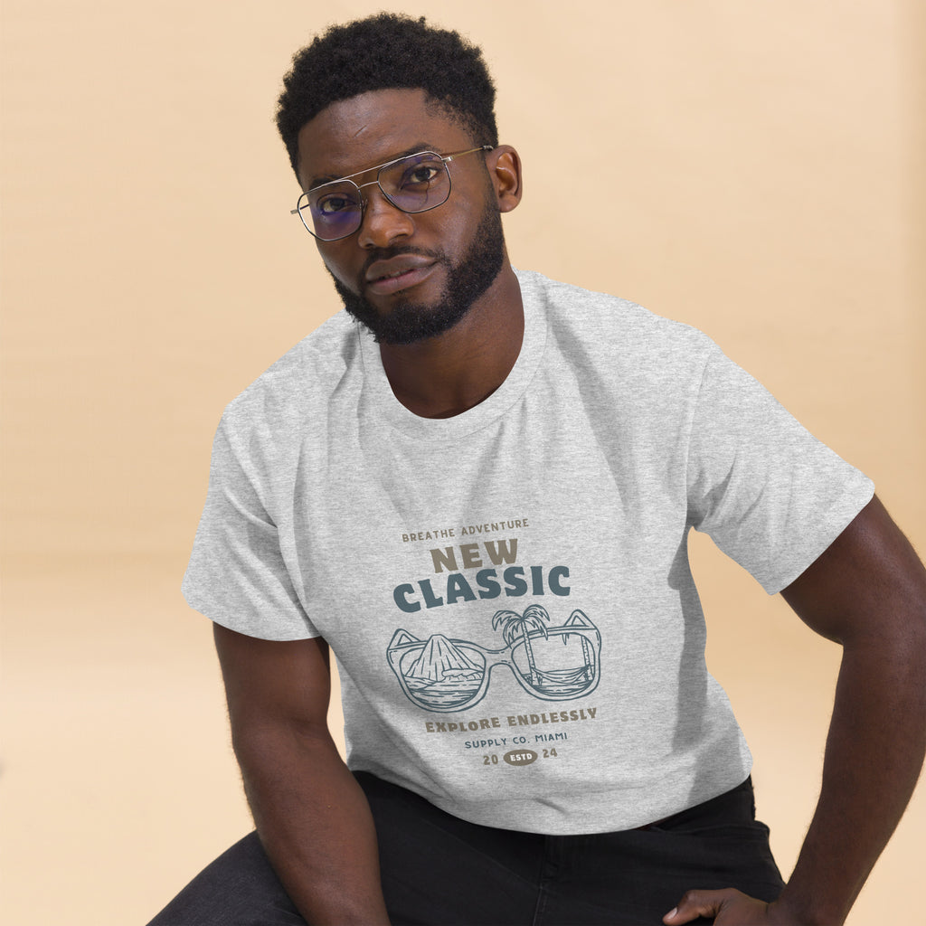 Breathe Adventure, Explore Endlessly - Unisex classic tee