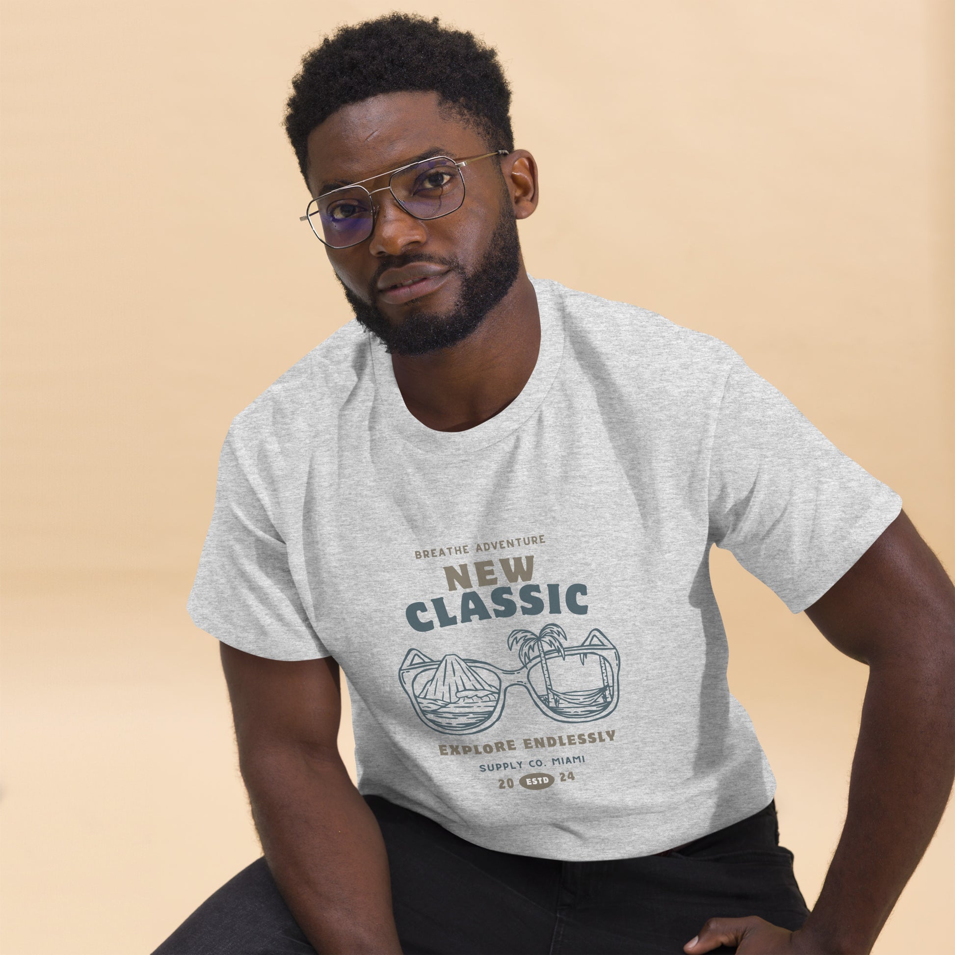 Breathe Adventure, Explore Endlessly - Unisex classic tee