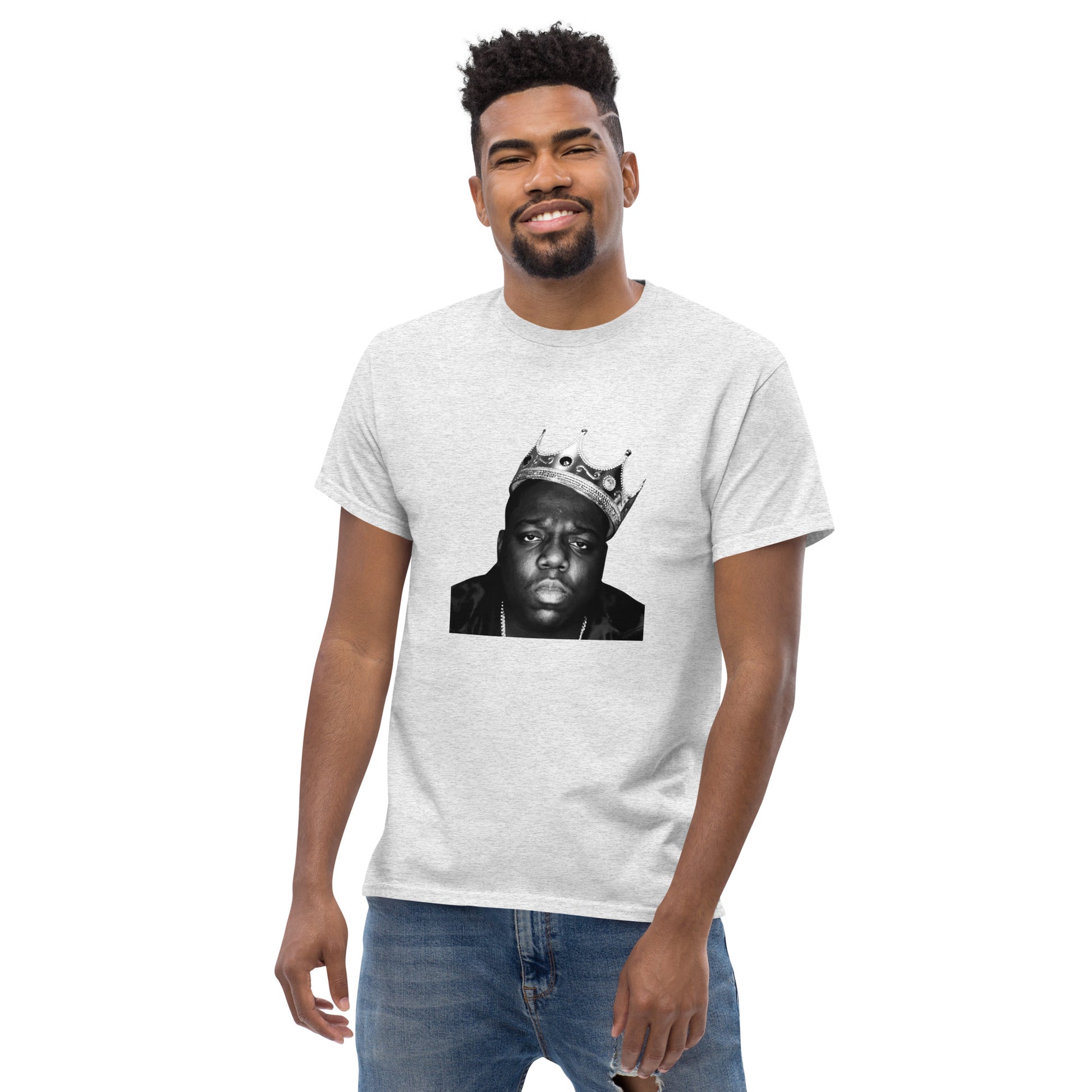 Biggie Smalls Notorious B.I.G. BW Crown Face Hip Hop Rapper Music Unisex T-Shirt