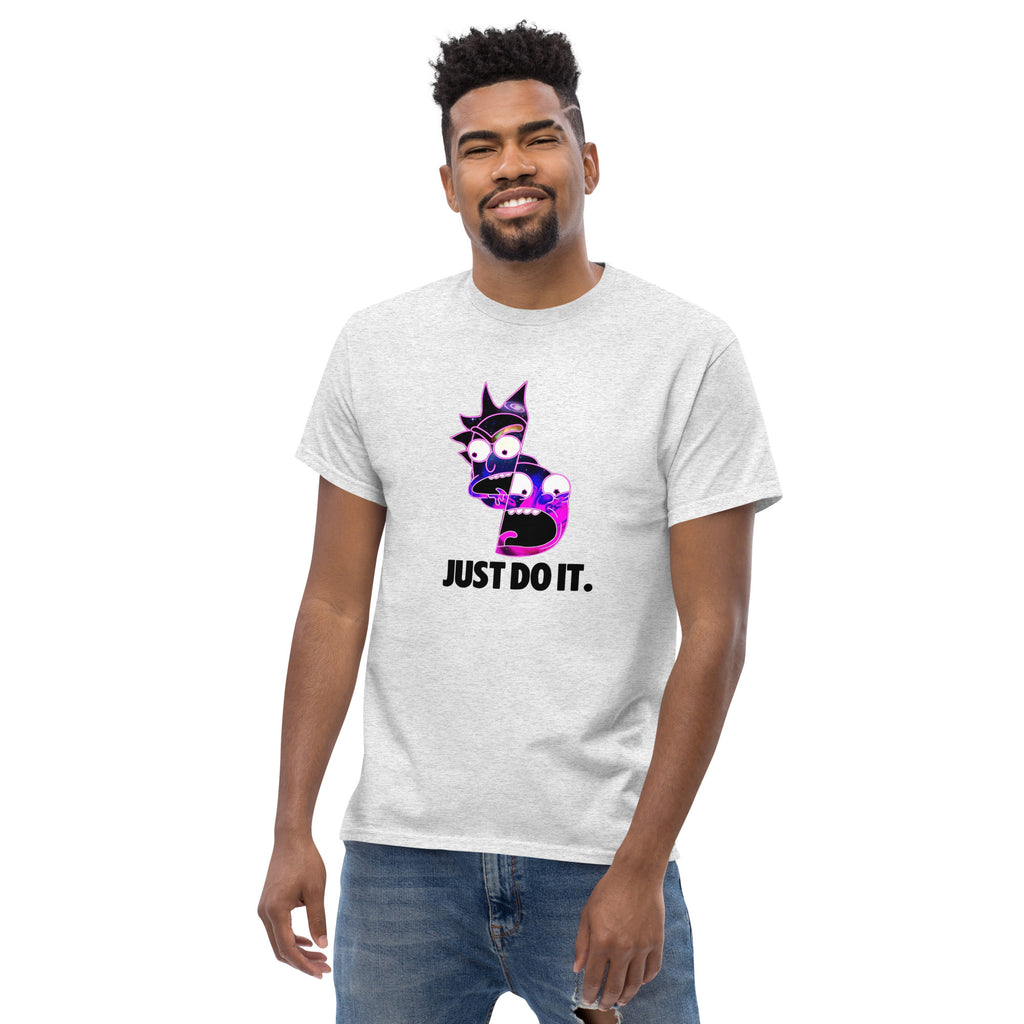 Rick & Morty Just Do It Funny Top Cartoon Fan Unisex T-Shirt