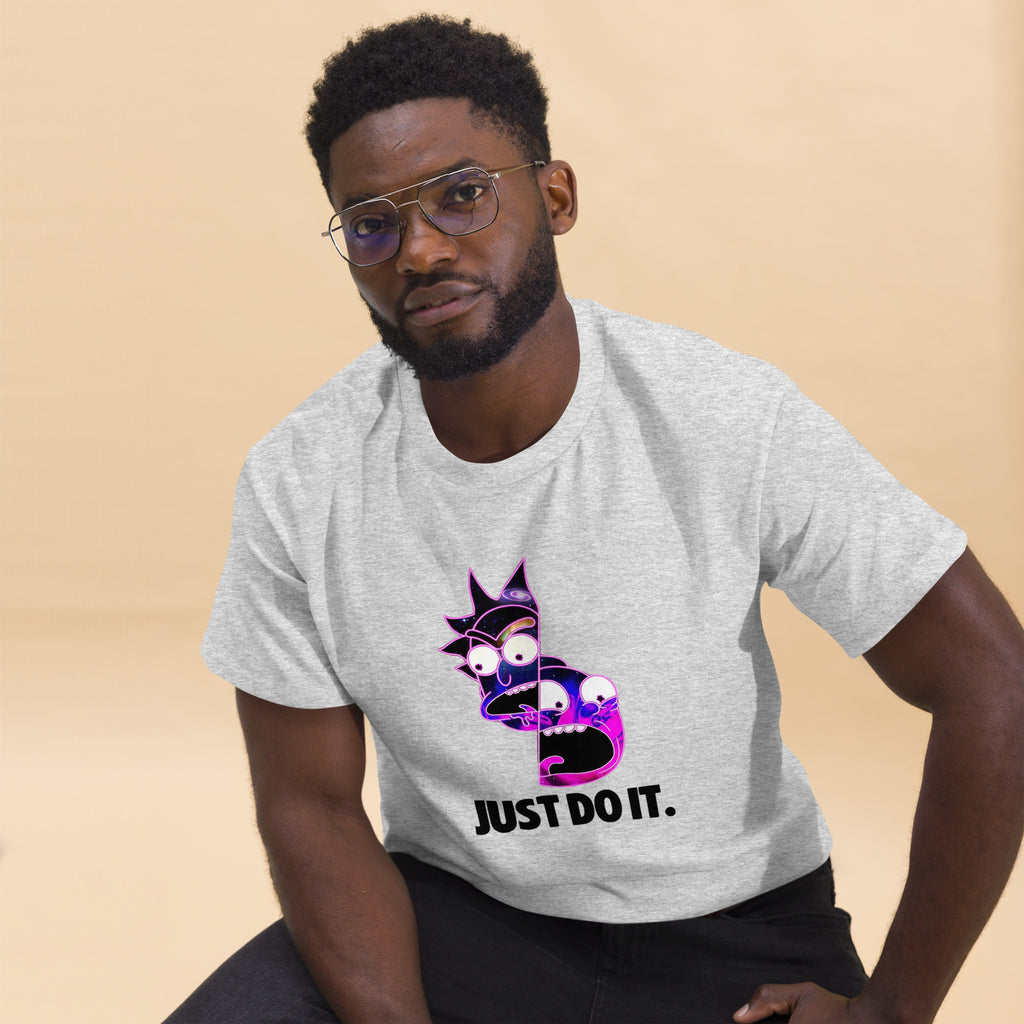 Rick & Morty Just Do It Funny Top Cartoon Fan Unisex T-Shirt