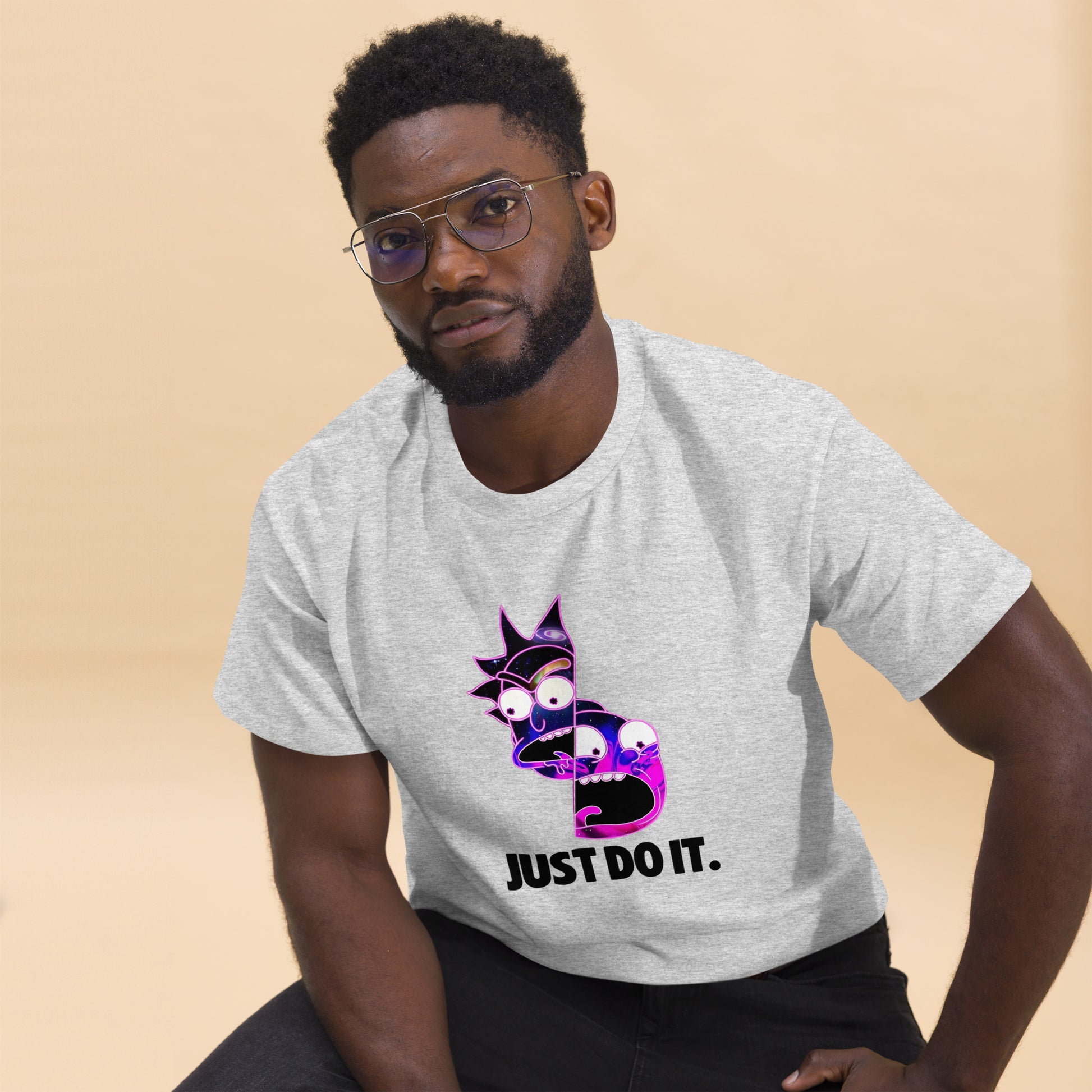 Rick & Morty Just Do It Funny Top Cartoon Fan Unisex T-Shirt