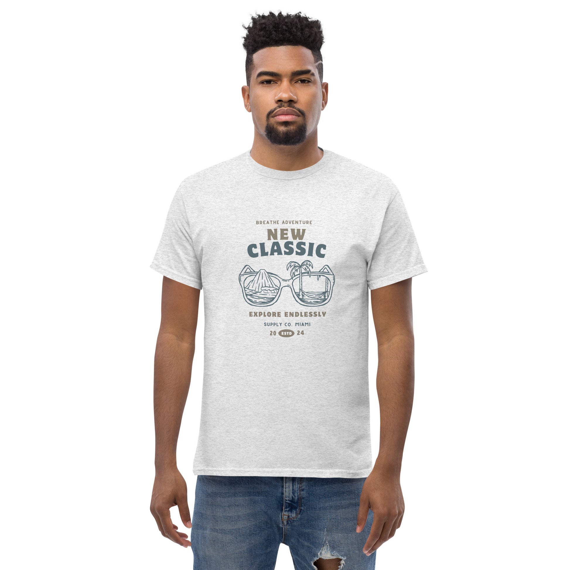 Breathe Adventure, Explore Endlessly - Unisex classic tee