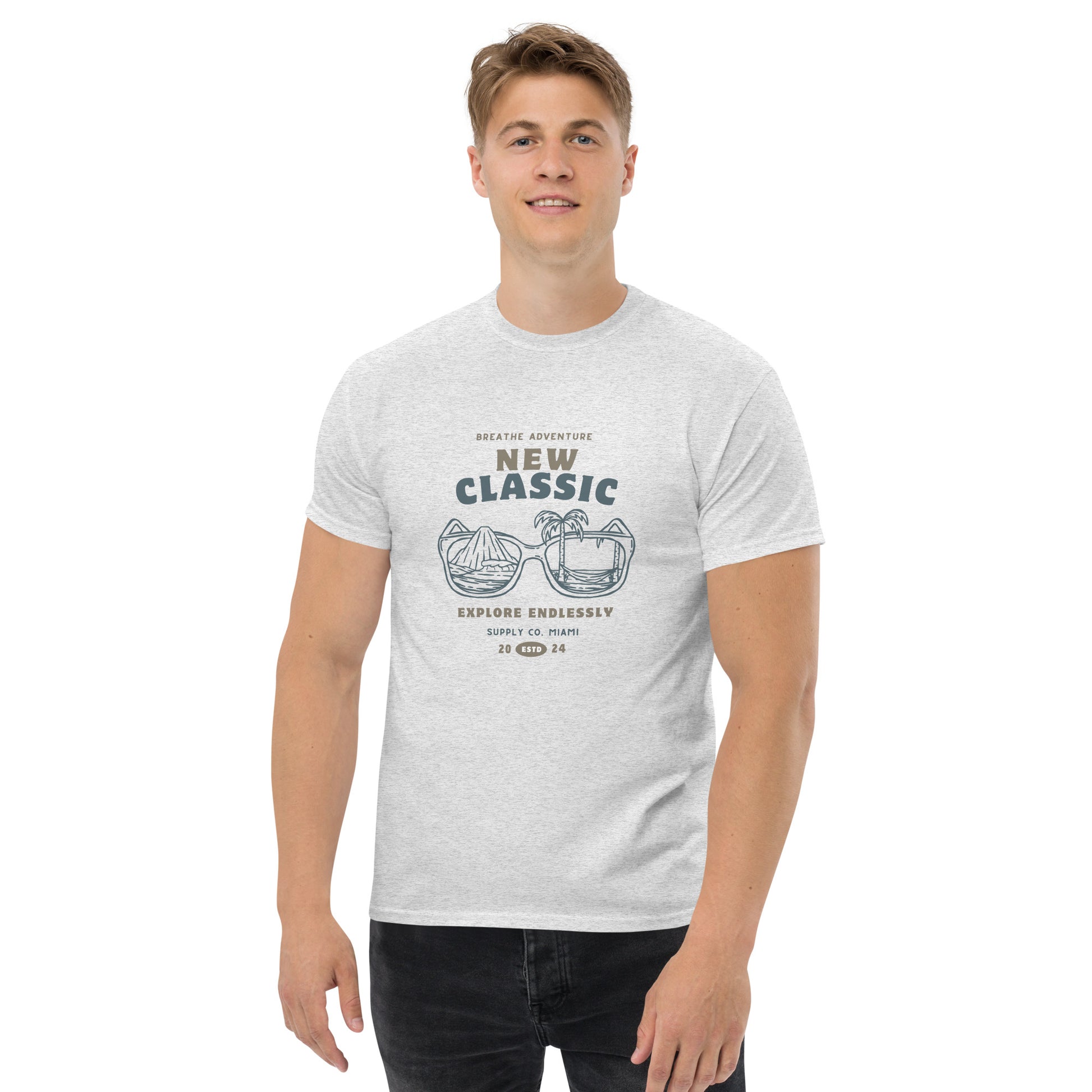 Breathe Adventure, Explore Endlessly - Unisex classic tee