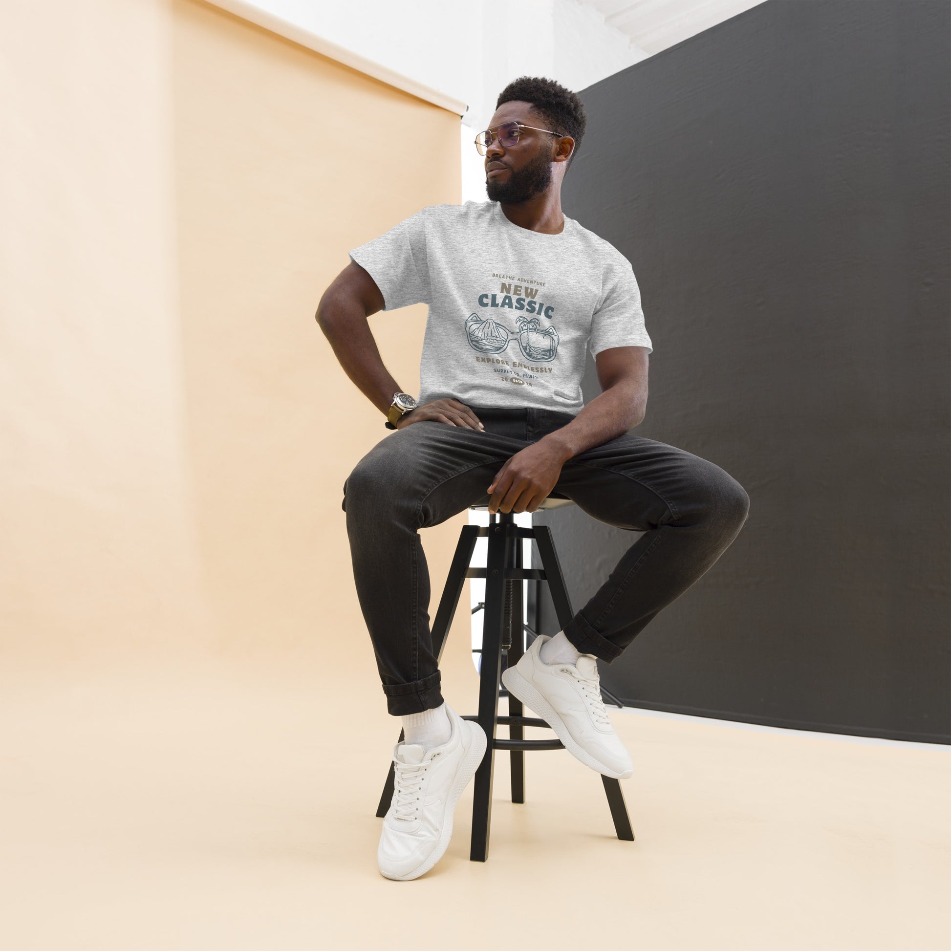 Breathe Adventure, Explore Endlessly - Unisex classic tee
