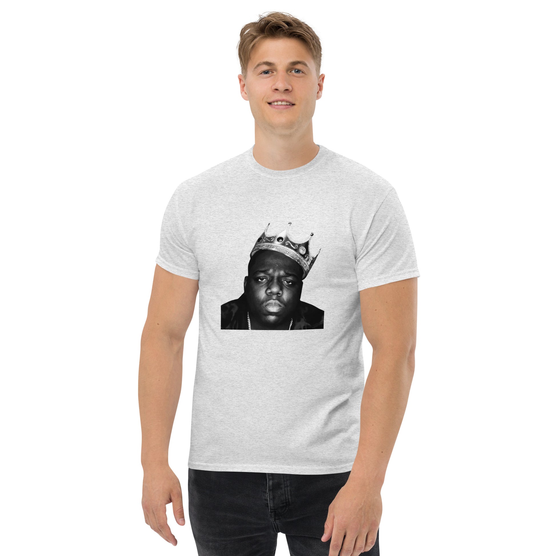 Biggie Smalls Notorious B.I.G. BW Crown Face Hip Hop Rapper Music Unisex T-Shirt