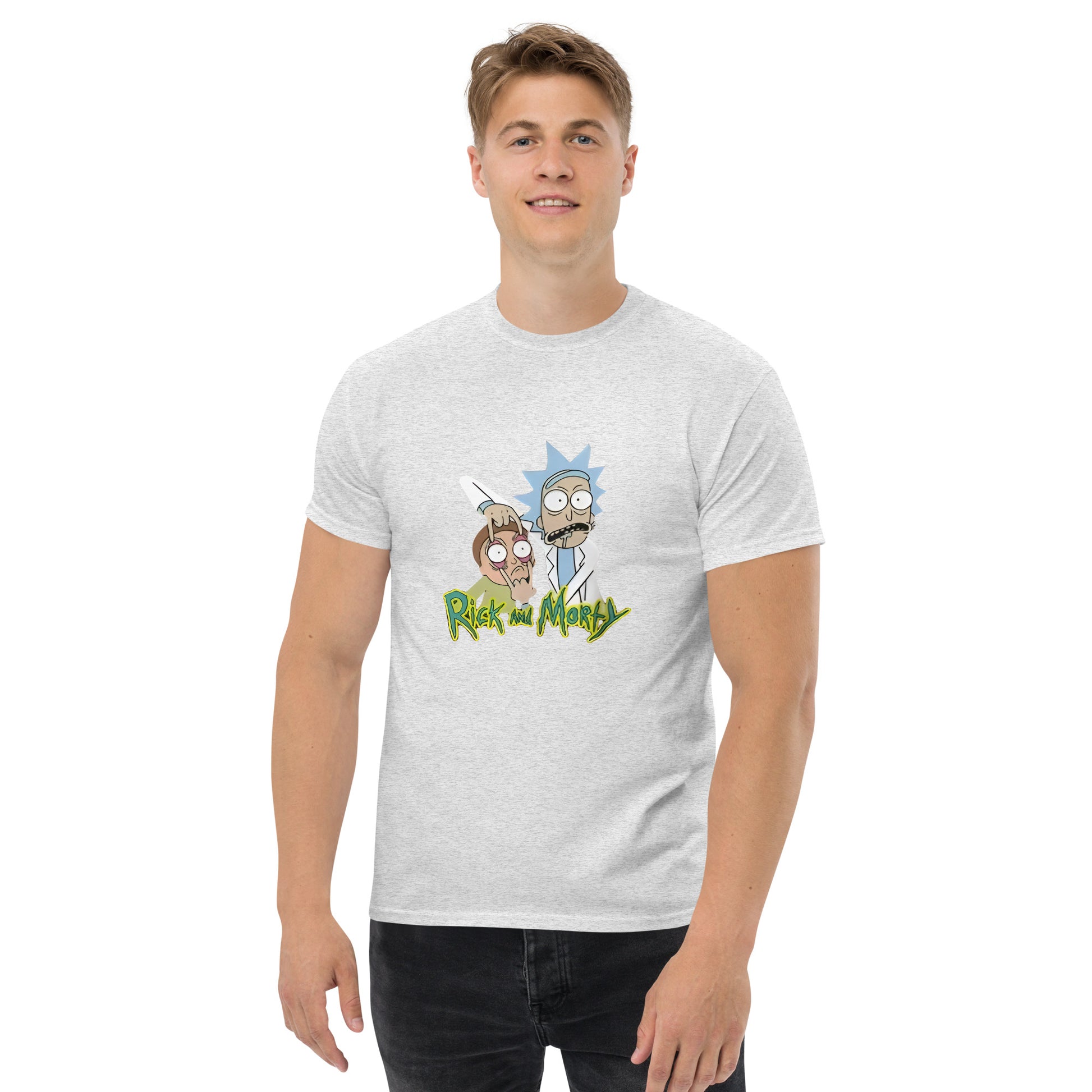 Ricky Funny Caption Rick & Morty Design Unisex T-Shirt Rick It Funny