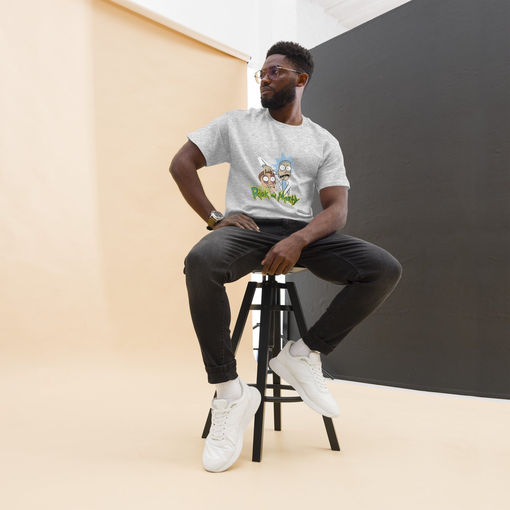 Ricky Funny Caption Rick & Morty Design Unisex T-Shirt Rick It Funny
