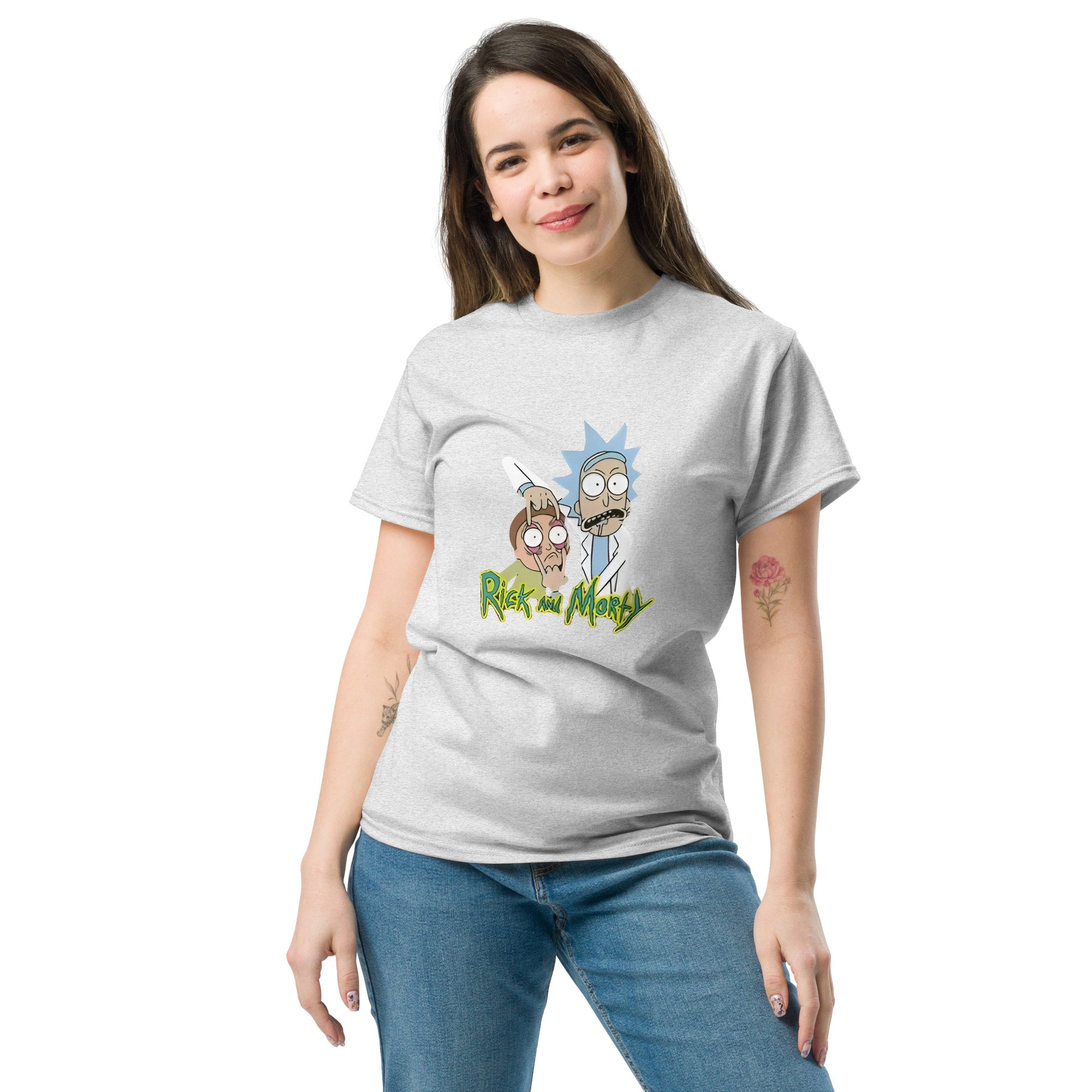 Ricky Funny Caption Rick & Morty Design Unisex T-Shirt Rick It Funny