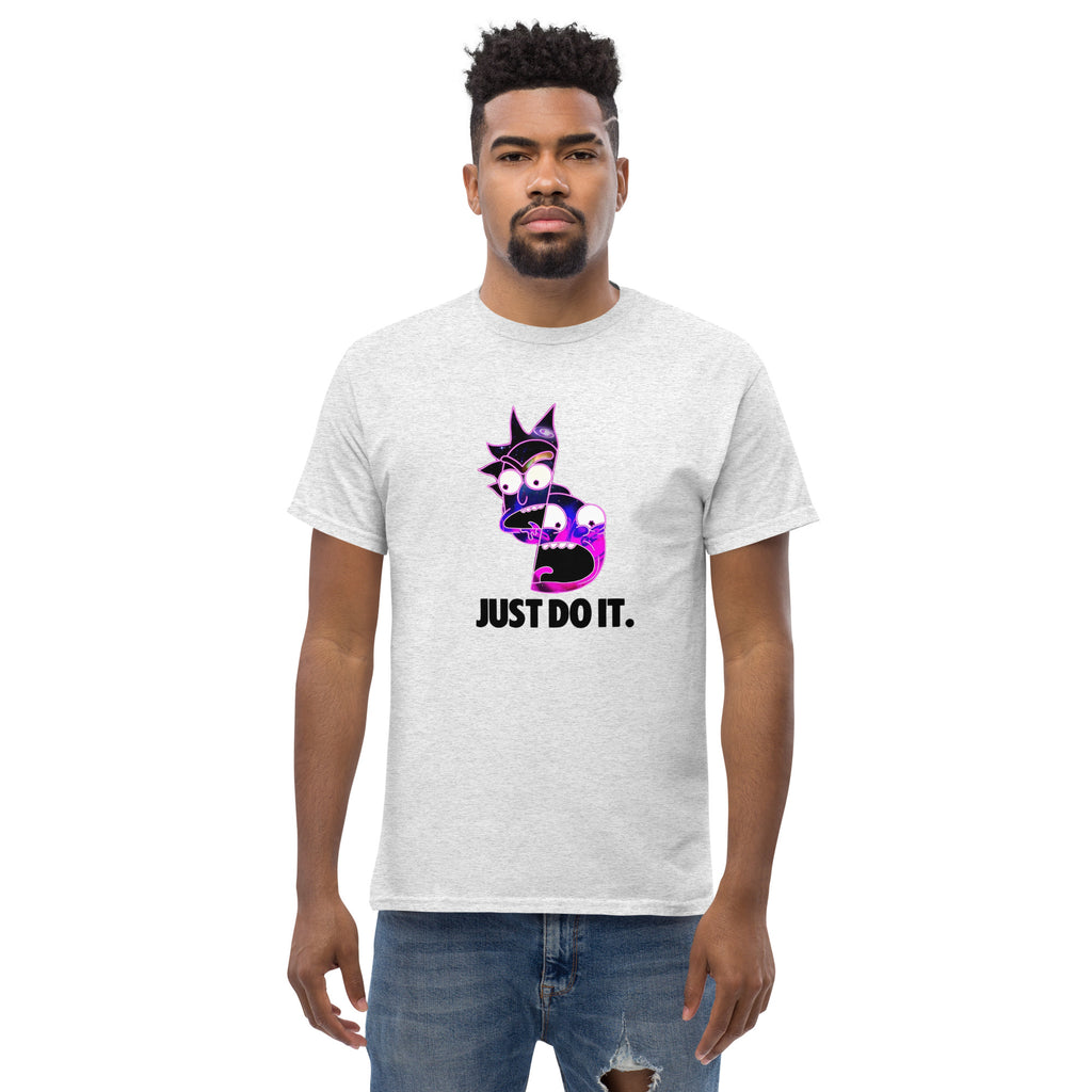 Rick & Morty Just Do It Funny Top Cartoon Fan Unisex T-Shirt