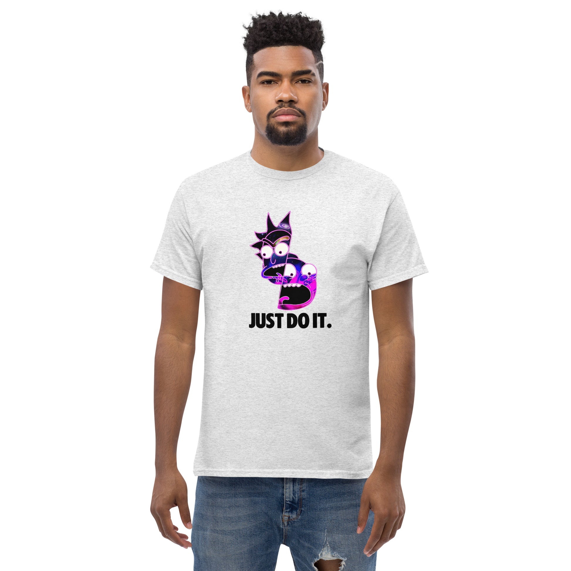Rick & Morty Just Do It Funny Top Cartoon Fan Unisex T-Shirt