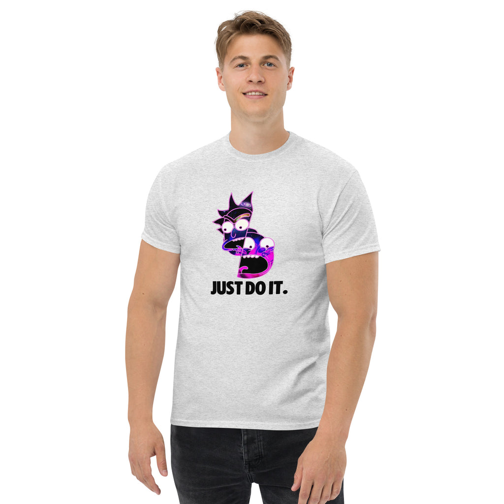 Rick & Morty Just Do It Funny Top Cartoon Fan Unisex T-Shirt
