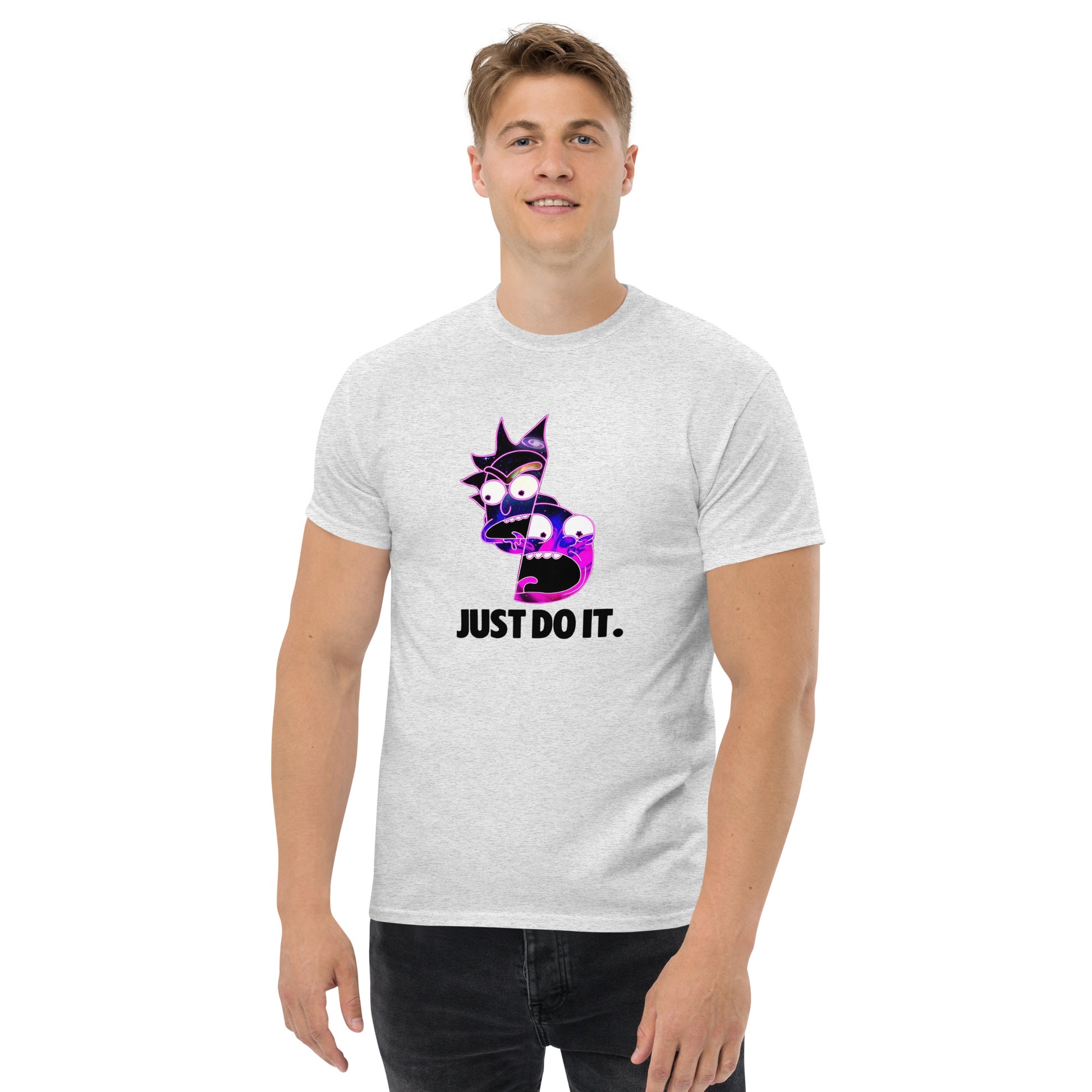Rick & Morty Just Do It Funny Top Cartoon Fan Unisex T-Shirt