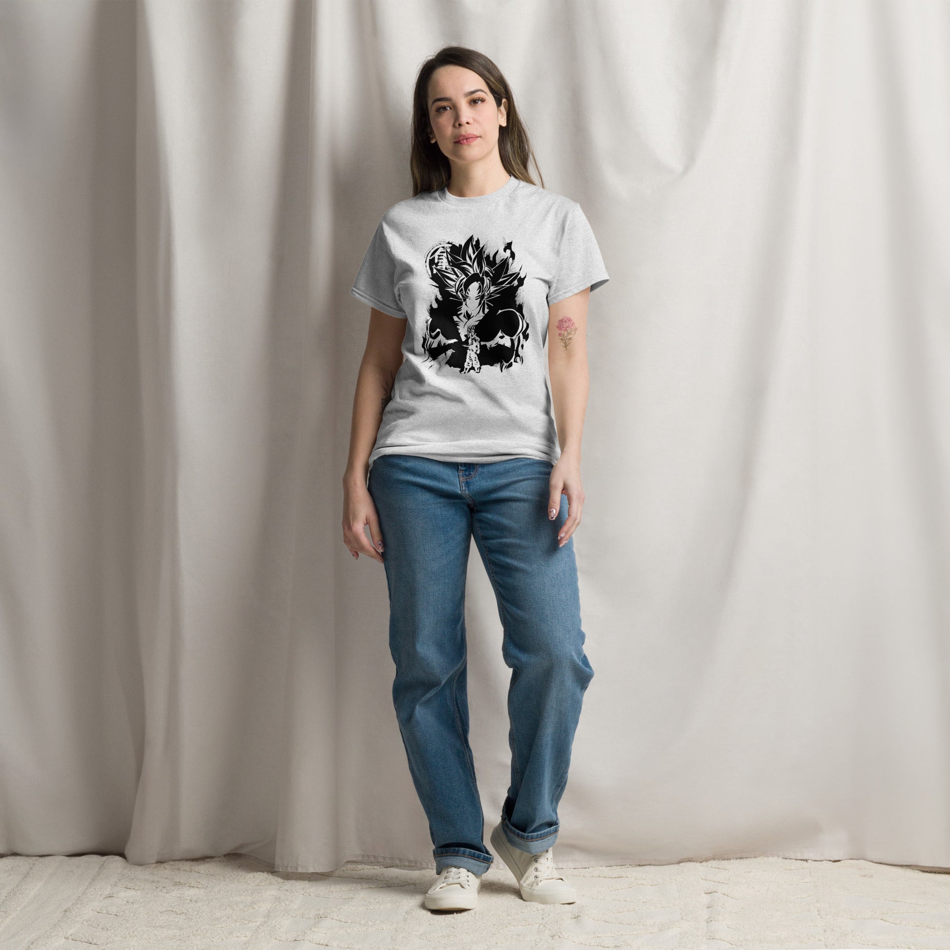 Dragon Anime Super Ball Anime Son Goku Ultra Instinct Top Cartoon T-Shirt