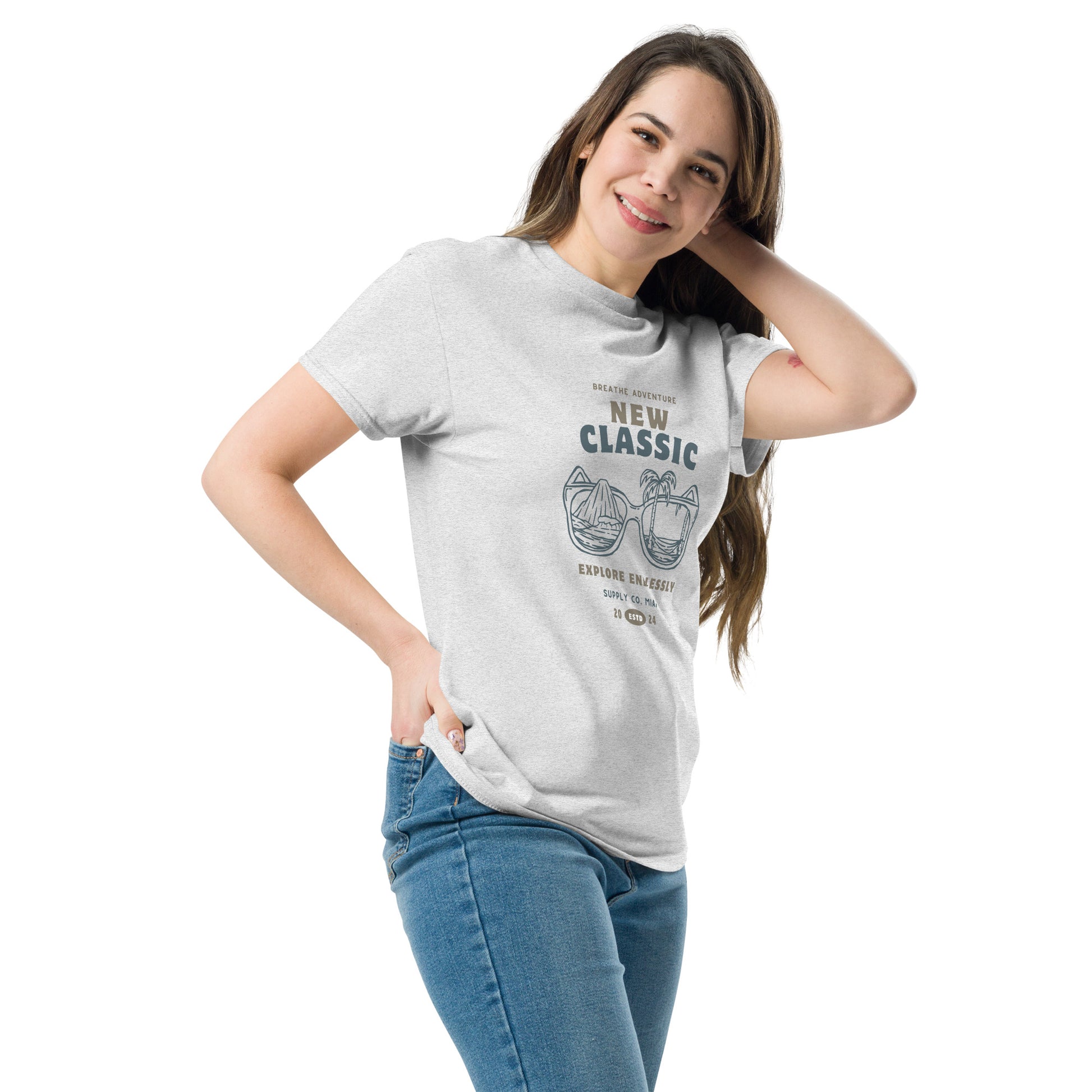 Breathe Adventure, Explore Endlessly - Unisex classic tee