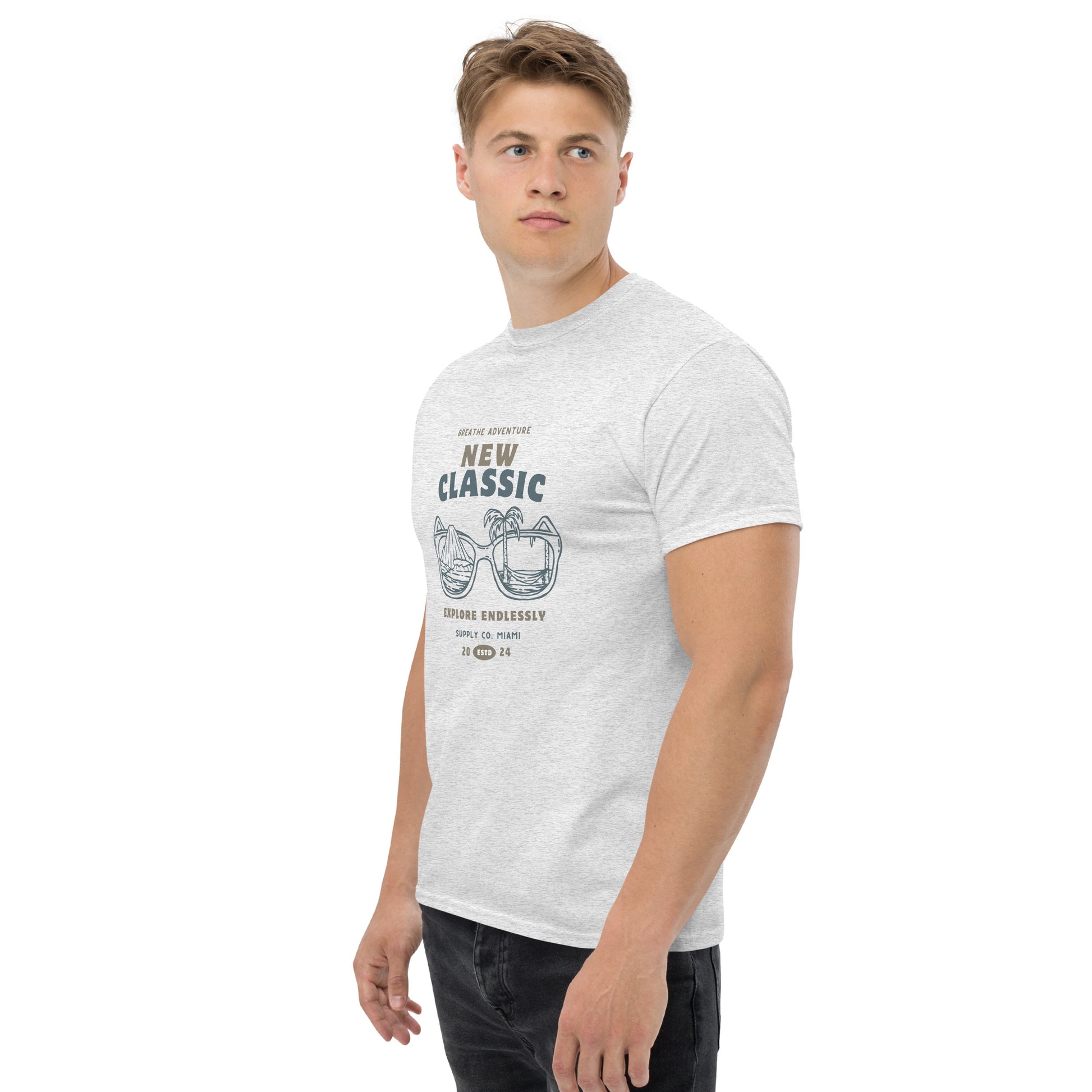 Breathe Adventure, Explore Endlessly - Unisex classic tee