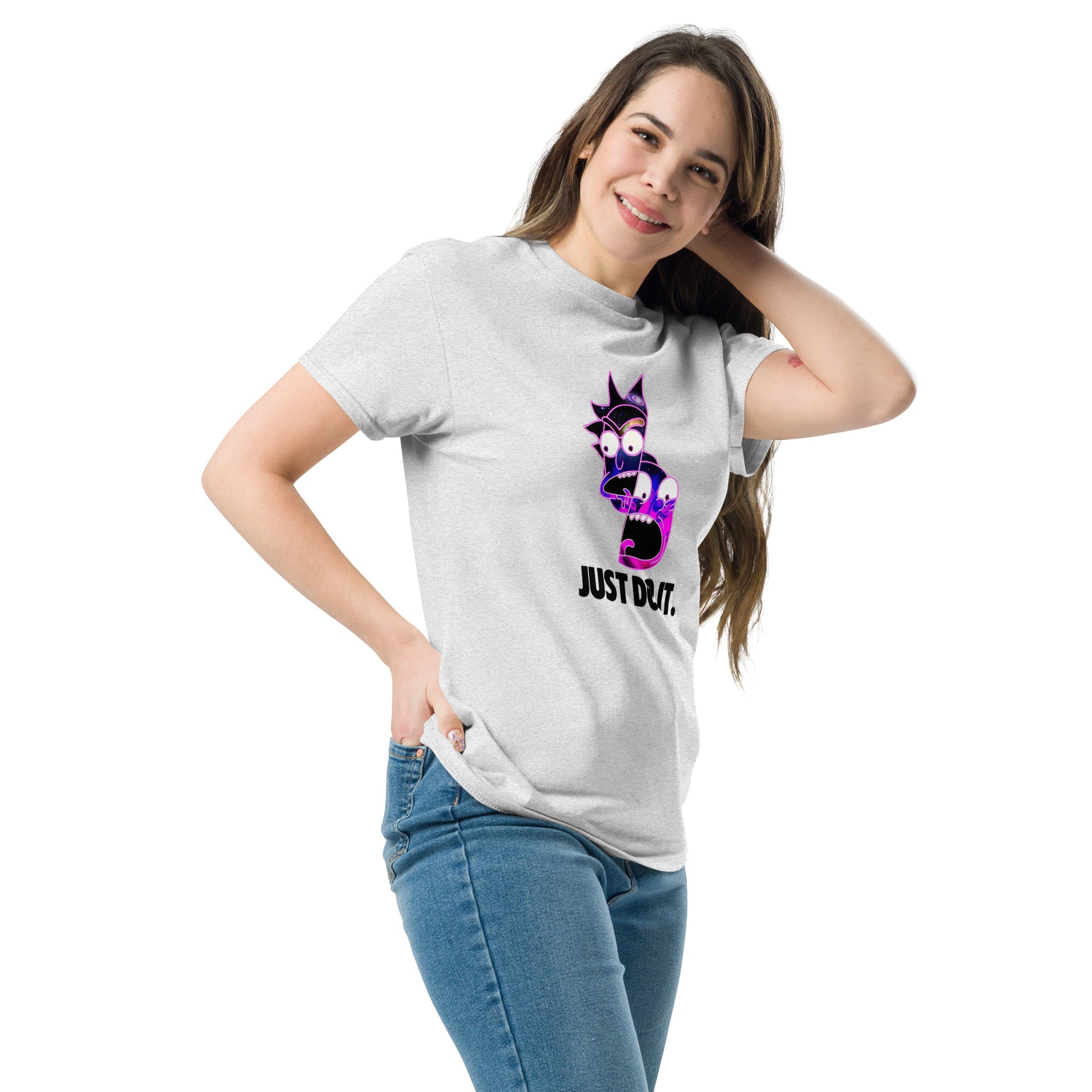 Rick & Morty Just Do It Funny Top Cartoon Fan Unisex T-Shirt