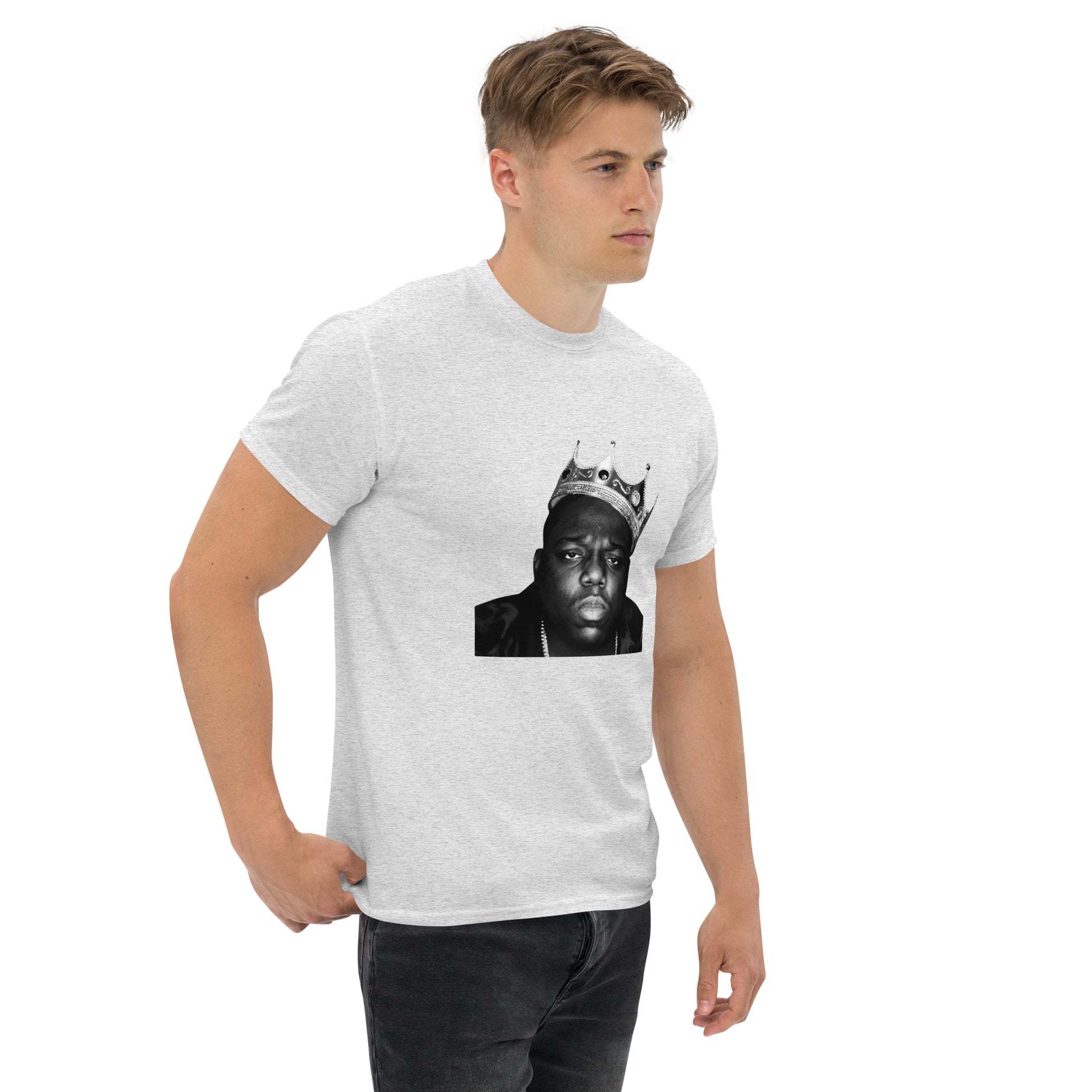 Biggie Smalls Notorious B.I.G. BW Crown Face Hip Hop Rapper Music Unisex T-Shirt