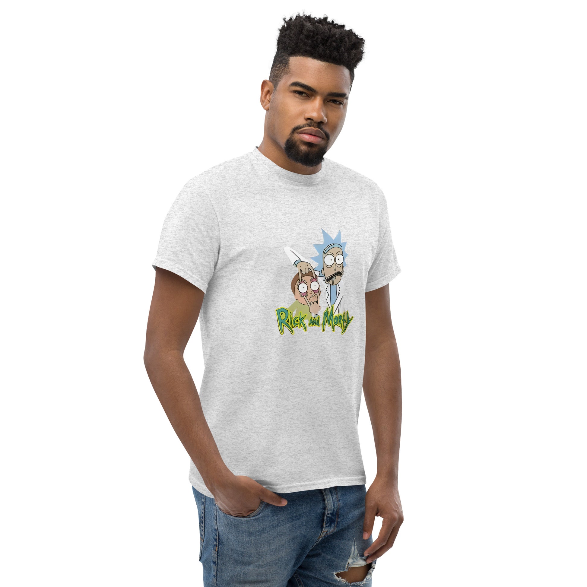 Ricky Funny Caption Rick & Morty Design Unisex T-Shirt Rick It Funny