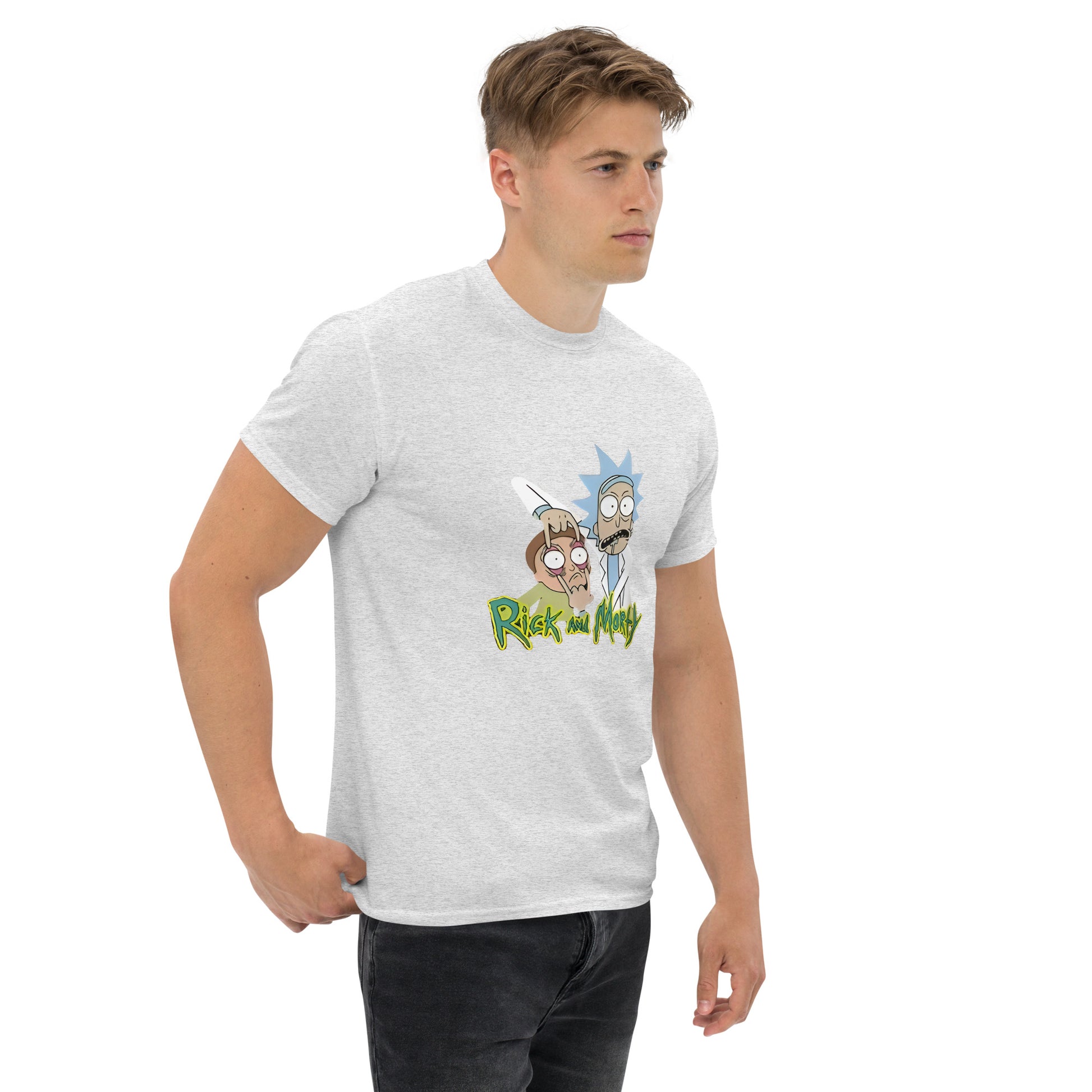 Ricky Funny Caption Rick & Morty Design Unisex T-Shirt Rick It Funny