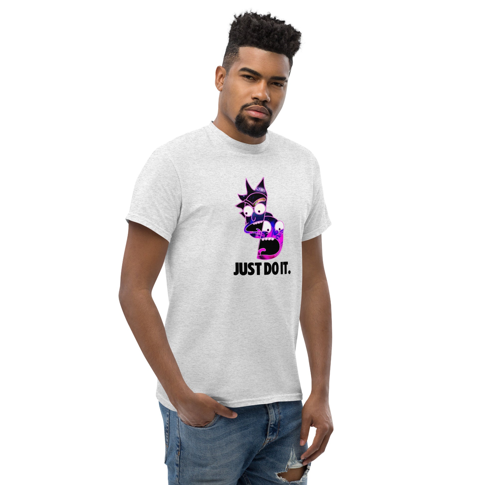 Rick & Morty Just Do It Funny Top Cartoon Fan Unisex T-Shirt