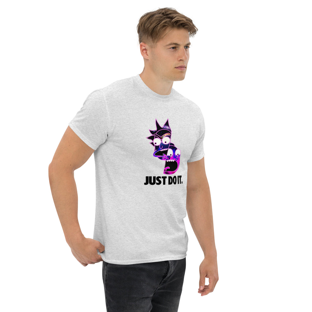 Rick & Morty Just Do It Funny Top Cartoon Fan Unisex T-Shirt