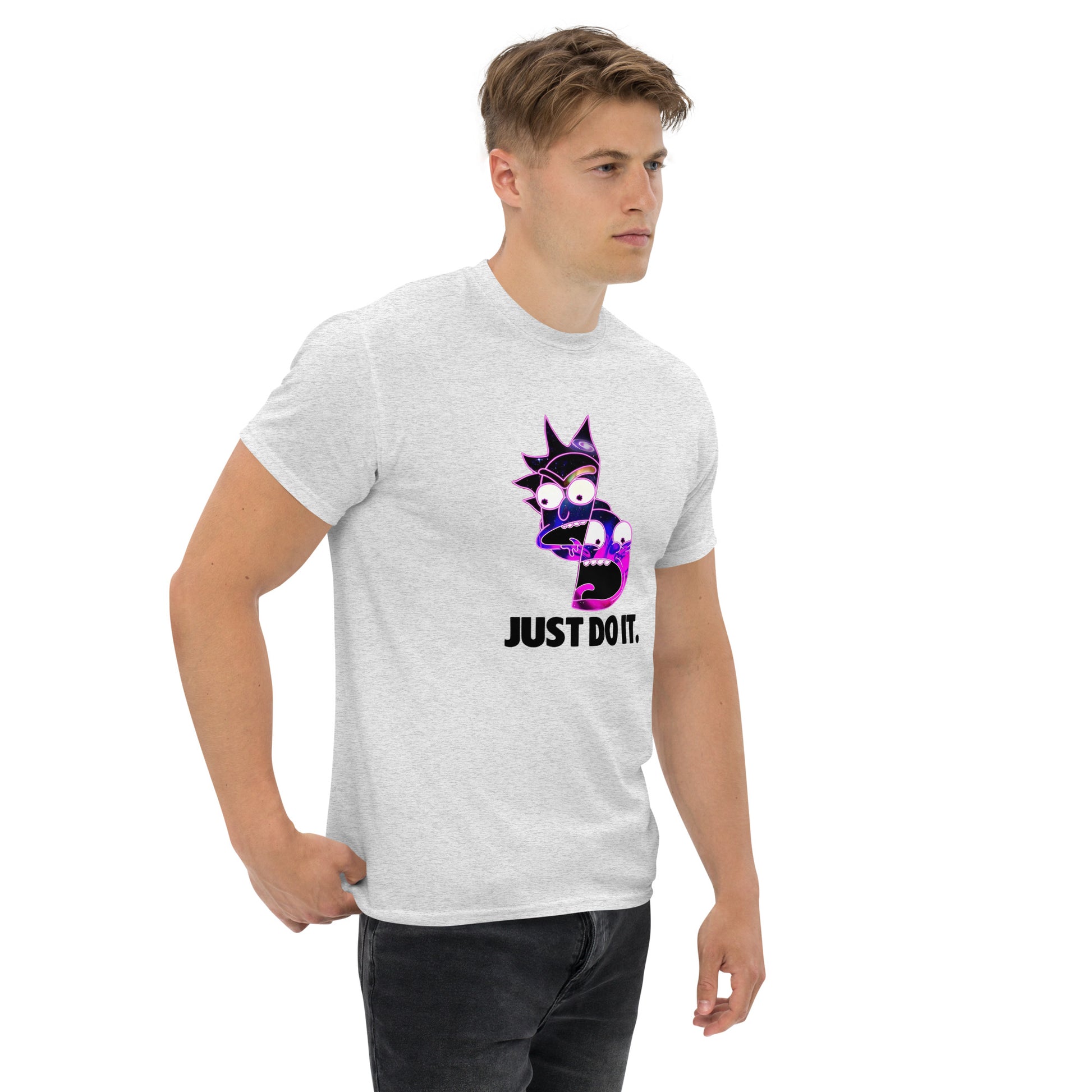 Rick & Morty Just Do It Funny Top Cartoon Fan Unisex T-Shirt