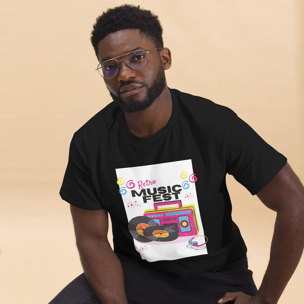 Retro Music Fest - Unisex classic tee