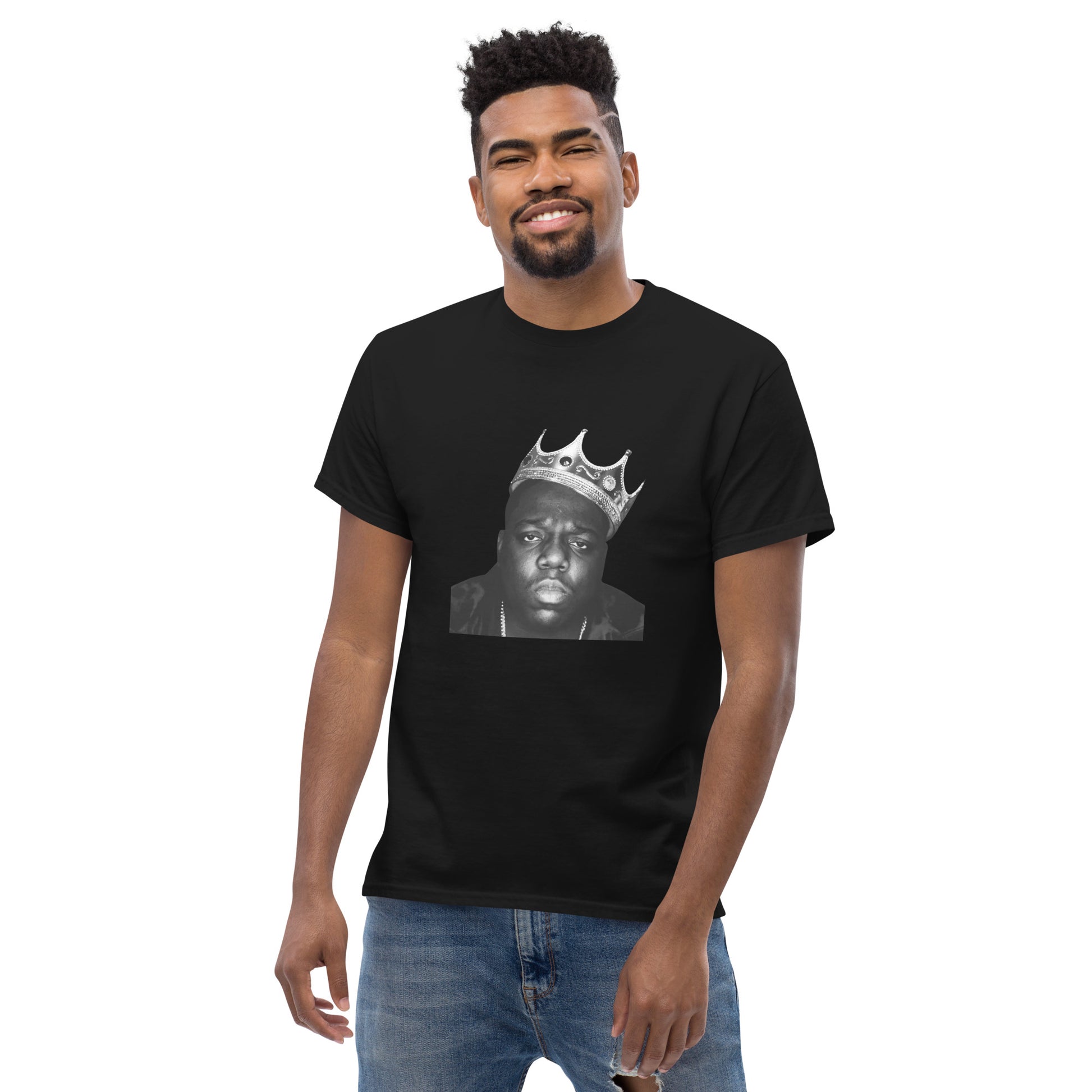 Biggie Smalls Notorious B.I.G. BW Crown Face Hip Hop Rapper Music Unisex T-Shirt