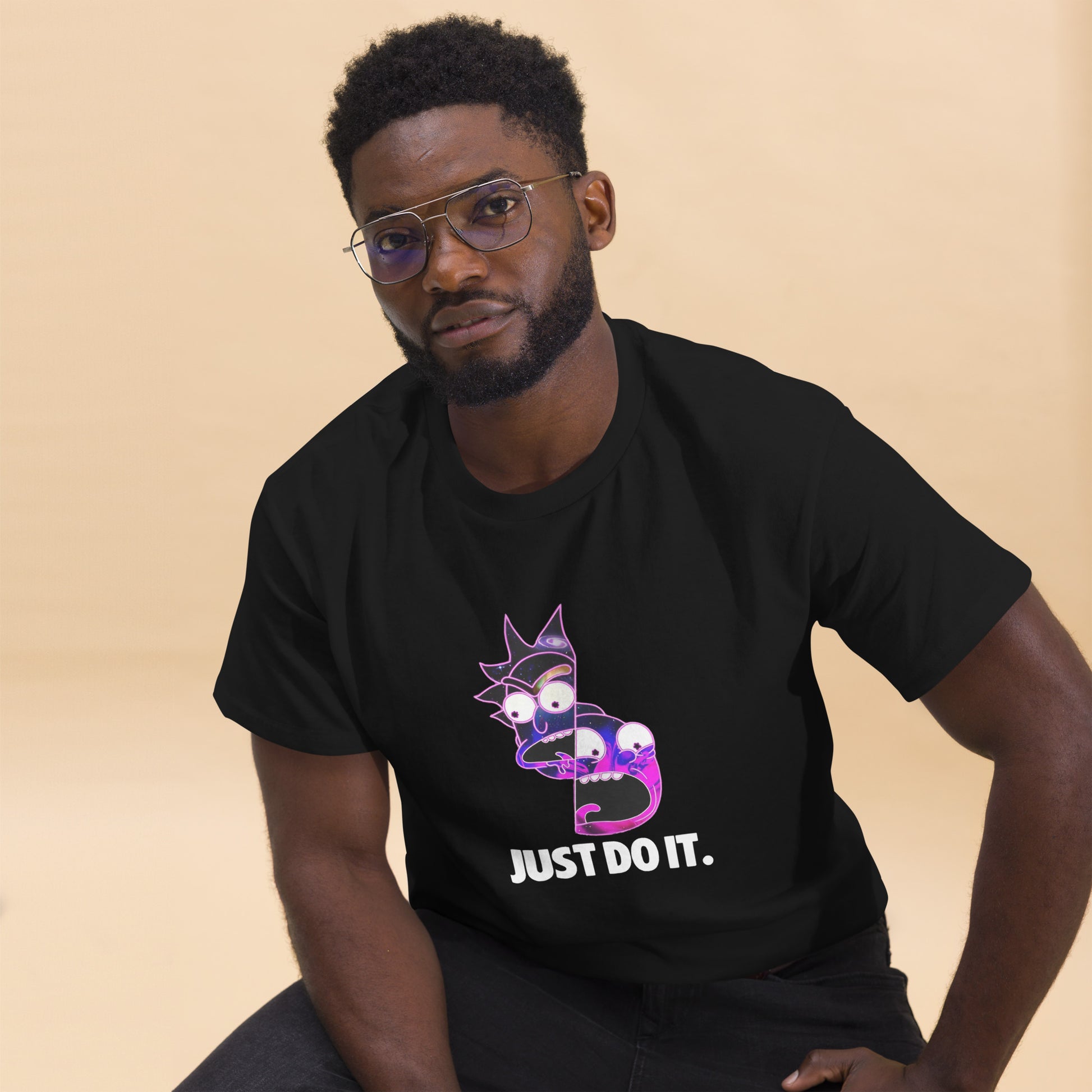 Rick & Morty Just Do It Funny Top Cartoon Fan Unisex T-Shirt