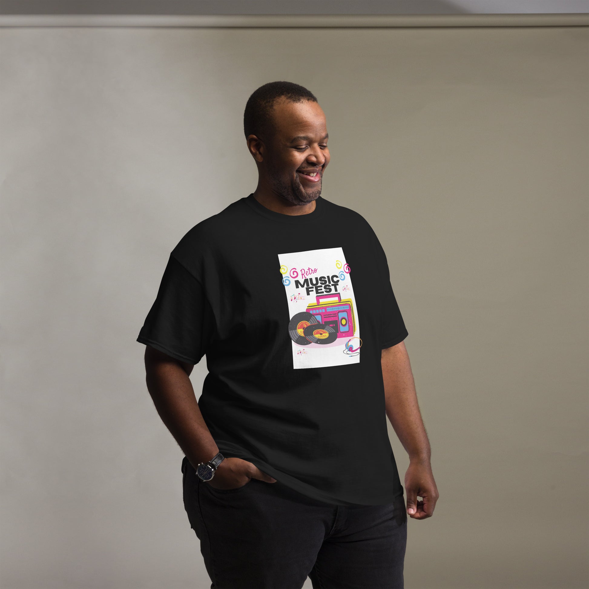Retro Music Fest - Unisex classic tee