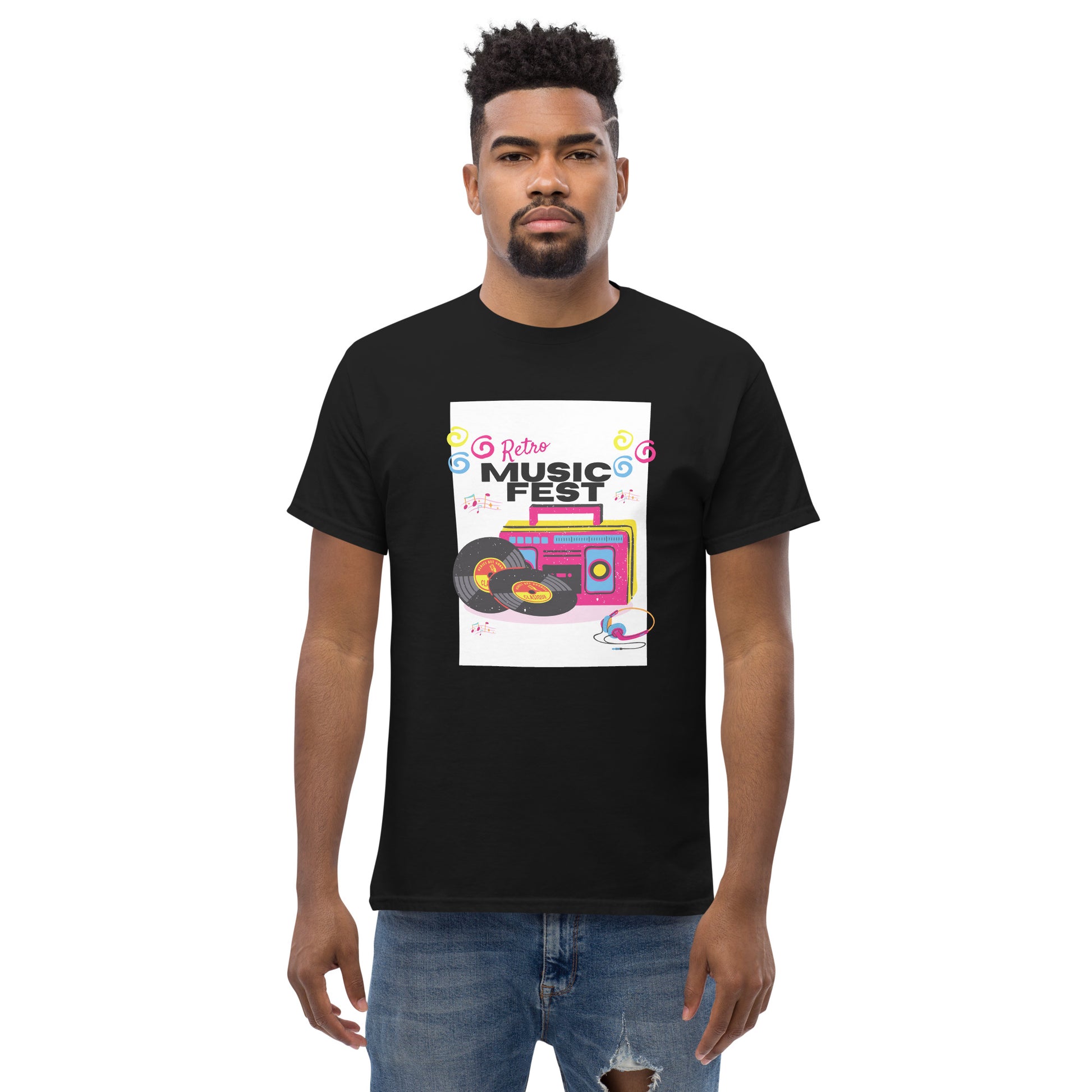 Retro Music Fest - Unisex classic tee
