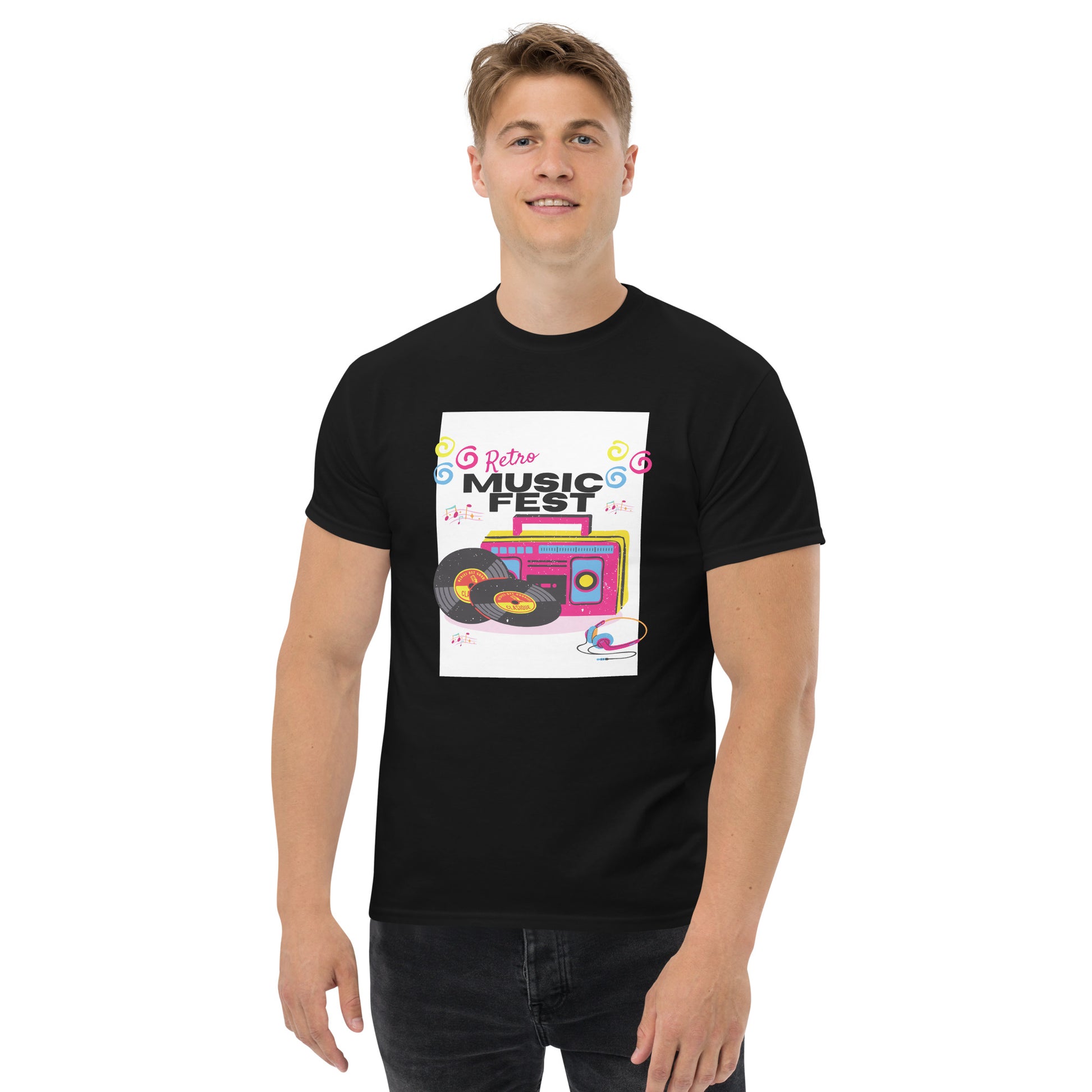 Retro Music Fest - Unisex classic tee