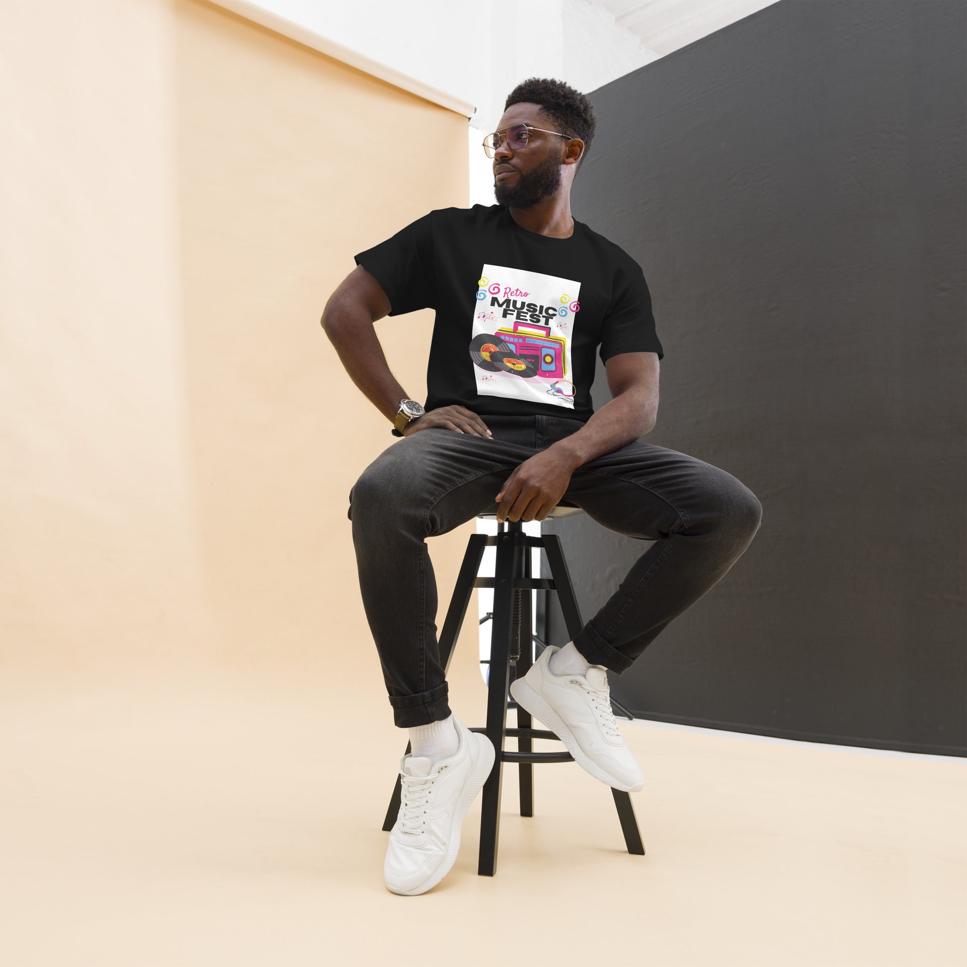 Retro Music Fest - Unisex classic tee