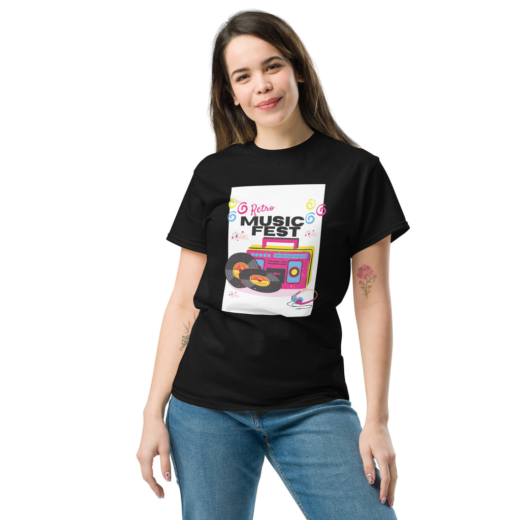Retro Music Fest - Unisex classic tee
