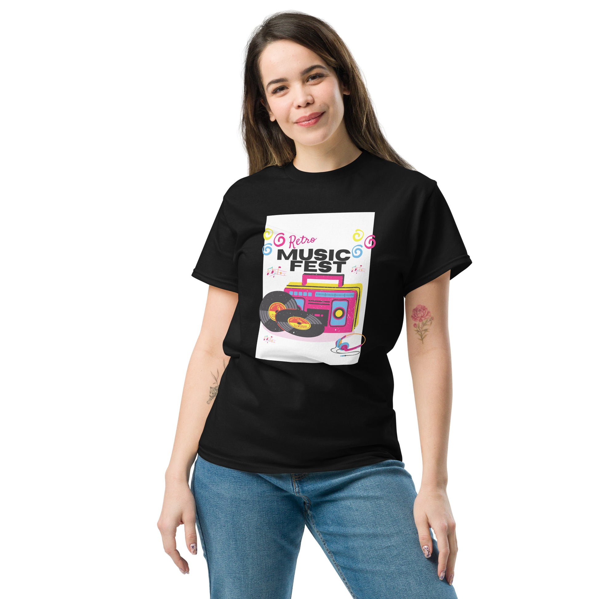 Retro Music Fest - Unisex classic tee