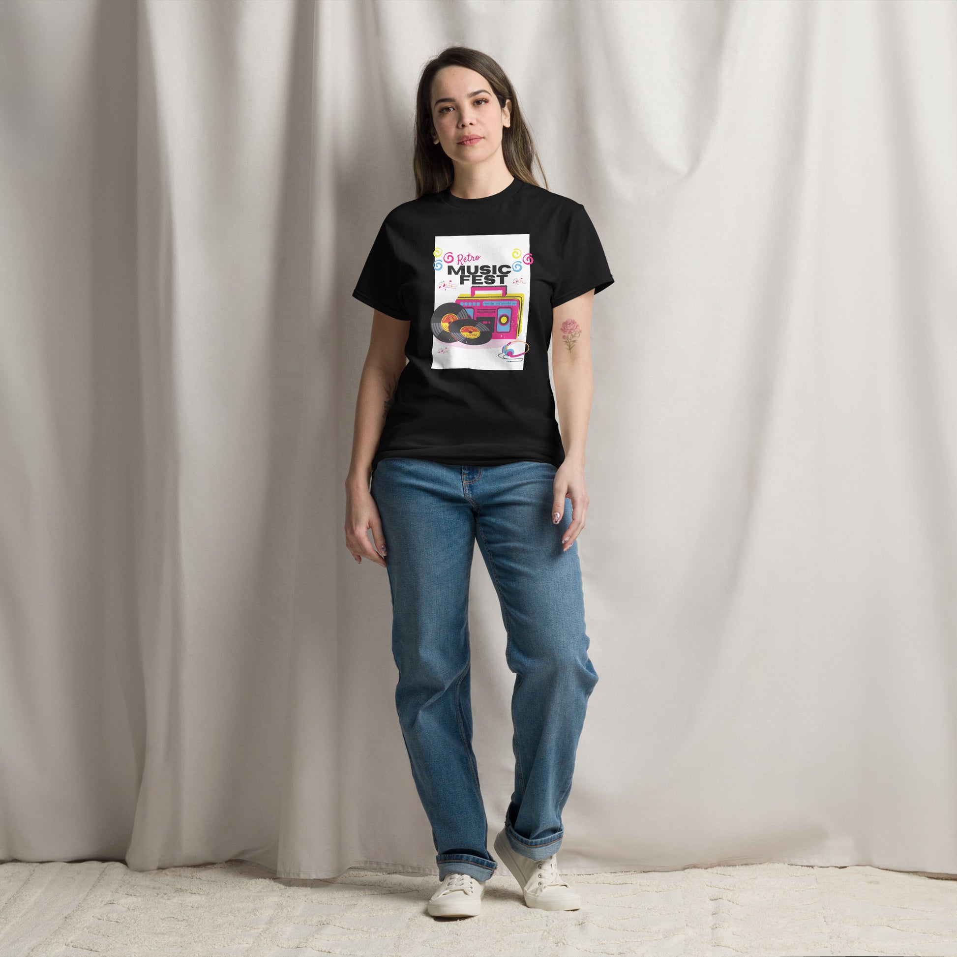 Retro Music Fest - Unisex classic tee