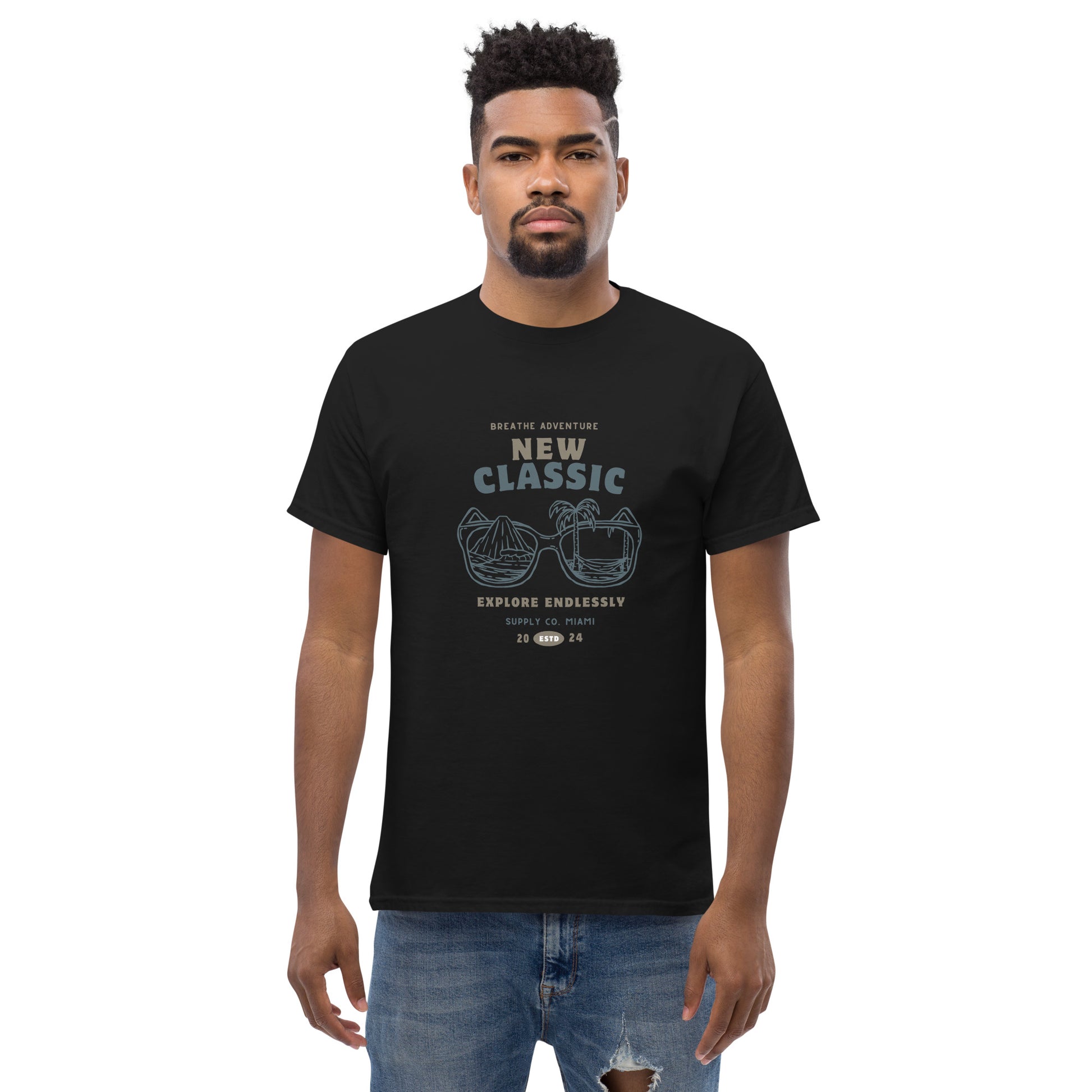 Breathe Adventure, Explore Endlessly - Unisex classic tee