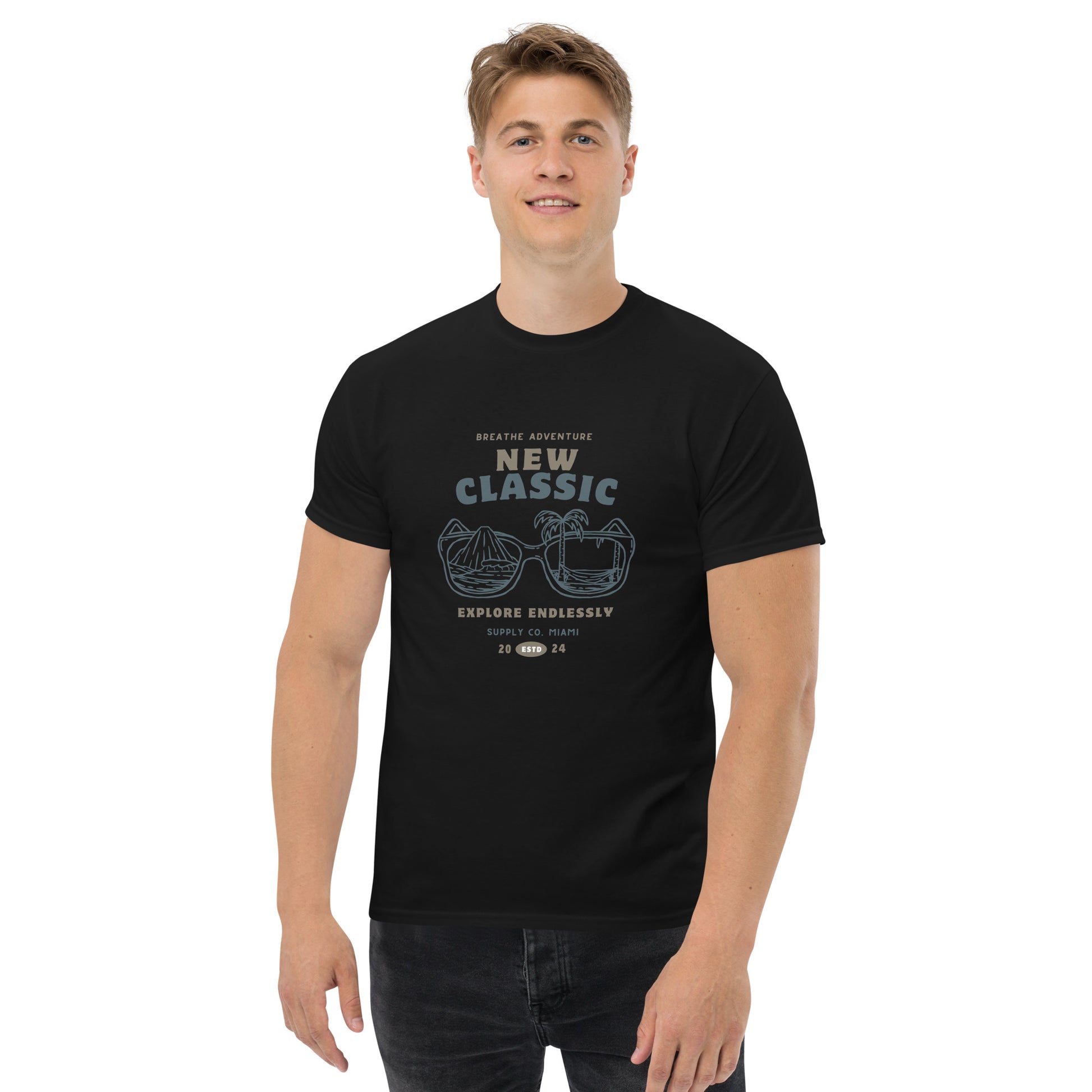 Breathe Adventure, Explore Endlessly - Unisex classic tee