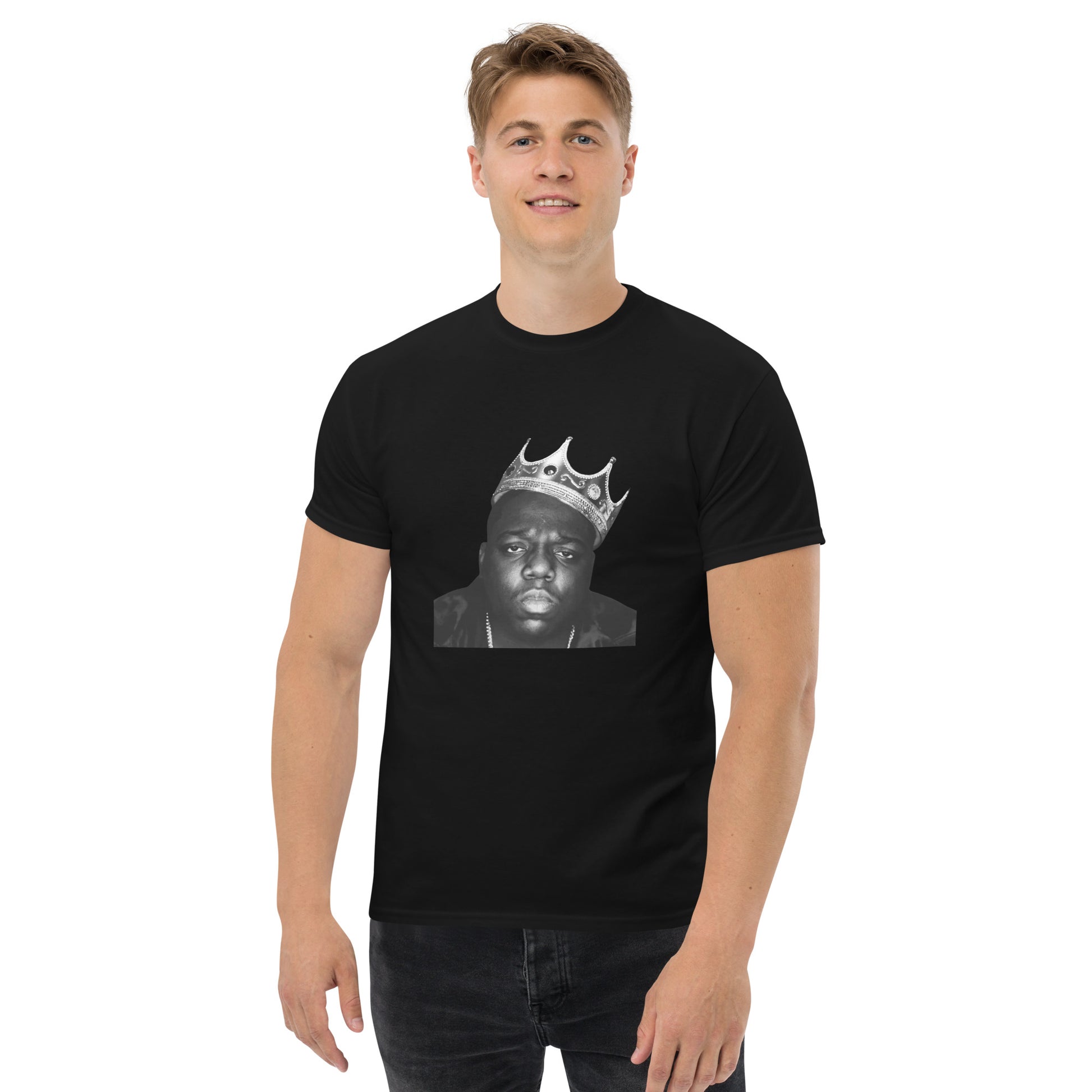 Biggie Smalls Notorious B.I.G. BW Crown Face Hip Hop Rapper Music Unisex T-Shirt