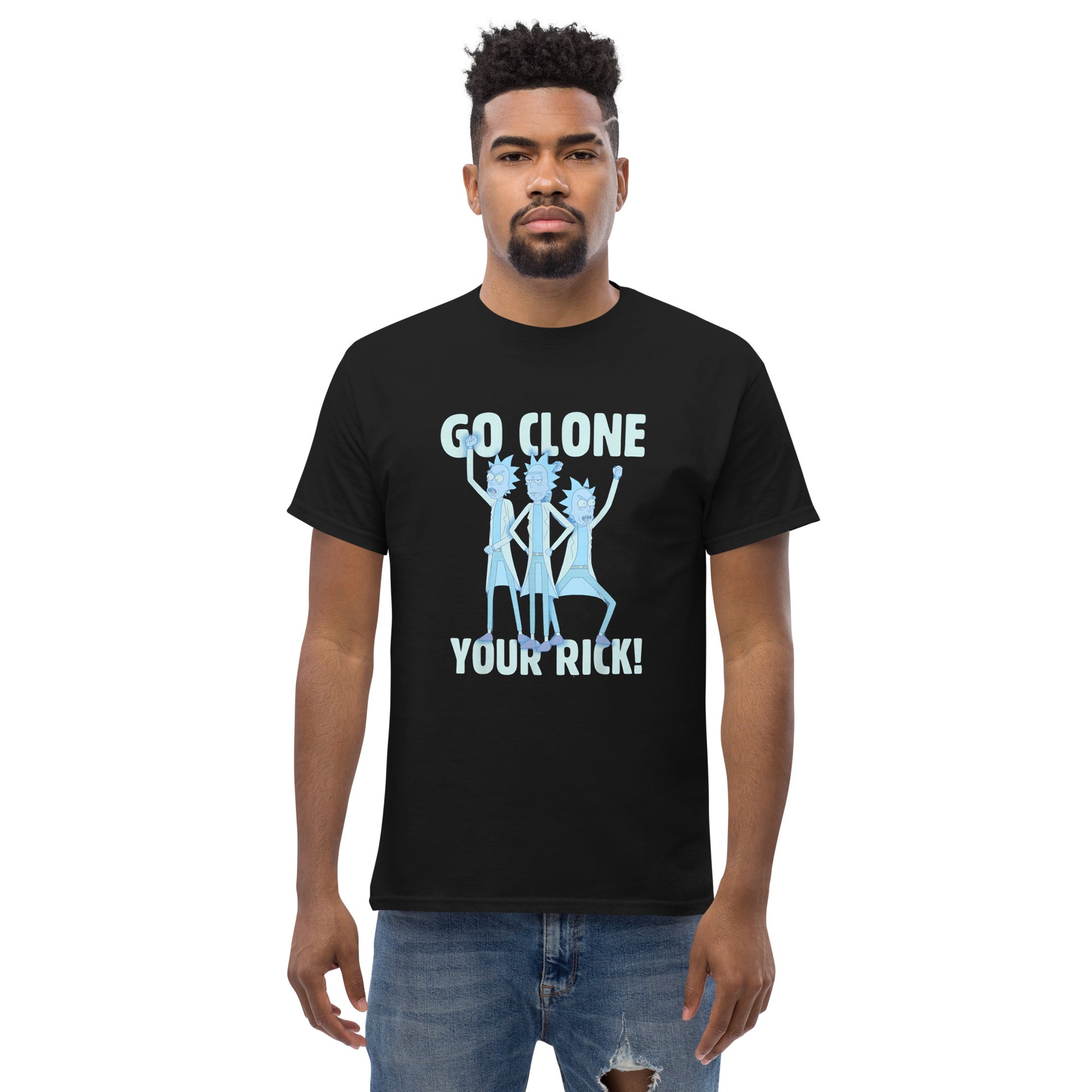Go Clone Your Rick Top Cartoon Rick & Morty Fan Unisex T-Shirt
