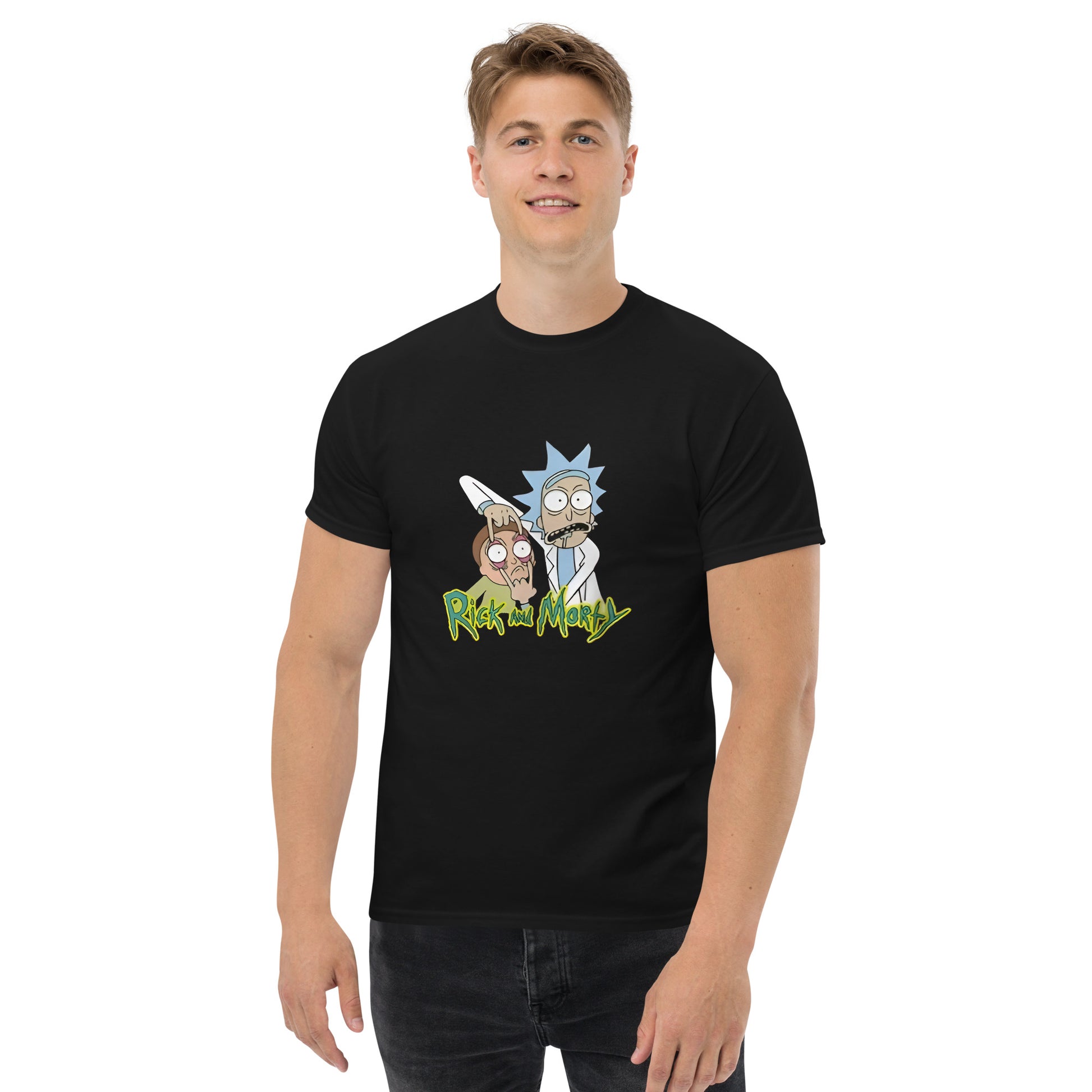 Ricky Funny Caption Rick & Morty Design Unisex T-Shirt Rick It Funny