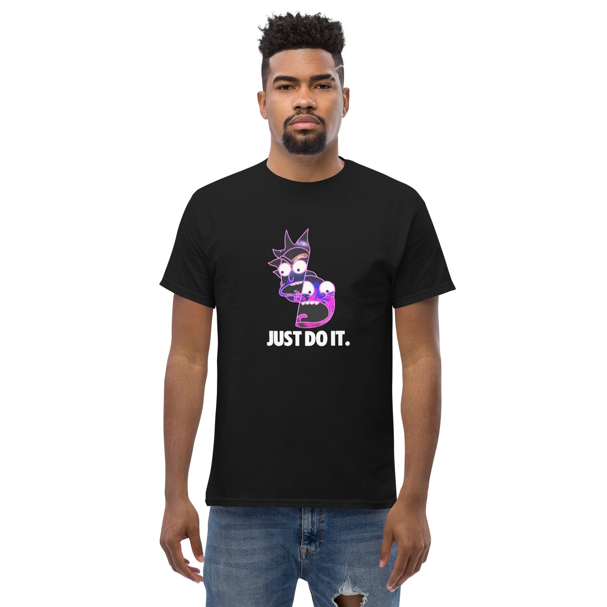 Rick & Morty Just Do It Funny Top Cartoon Fan Unisex T-Shirt
