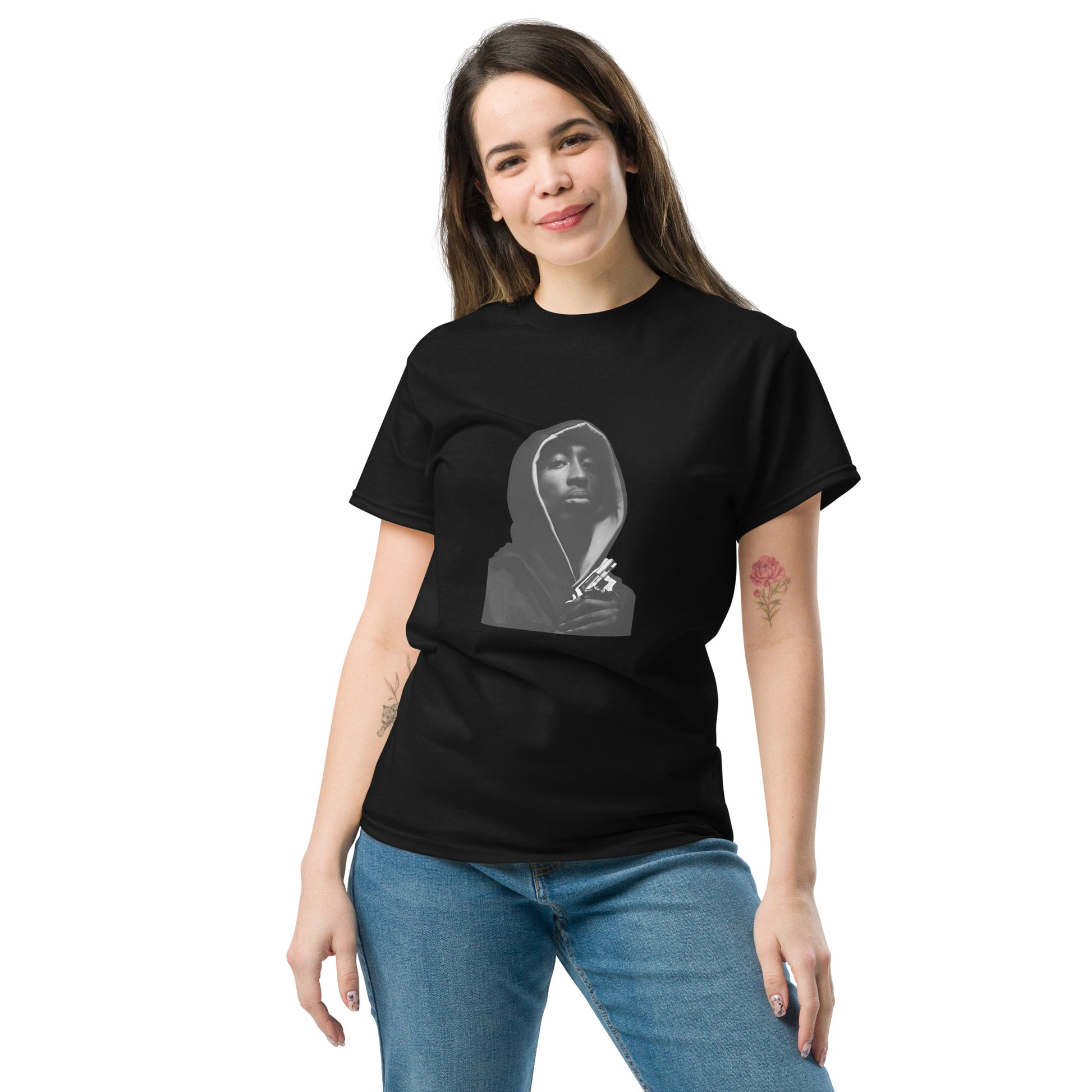 Tupac Shakur T-Shirt Hip Hop American Rapper 2Pac Adults Fan Tee Top