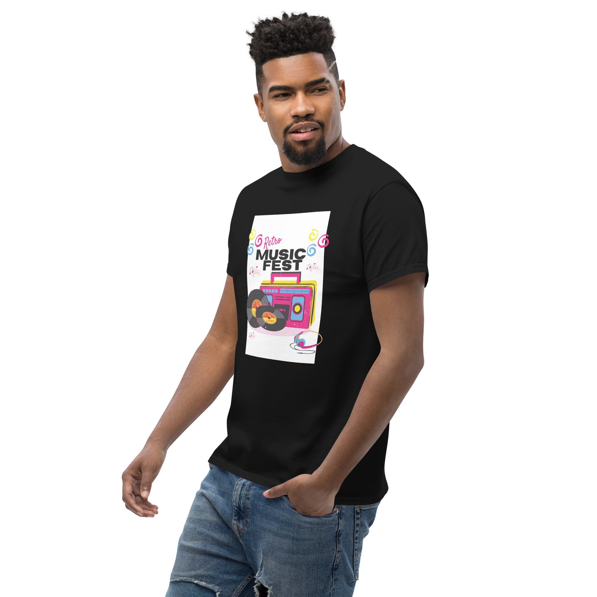 Retro Music Fest - Unisex classic tee