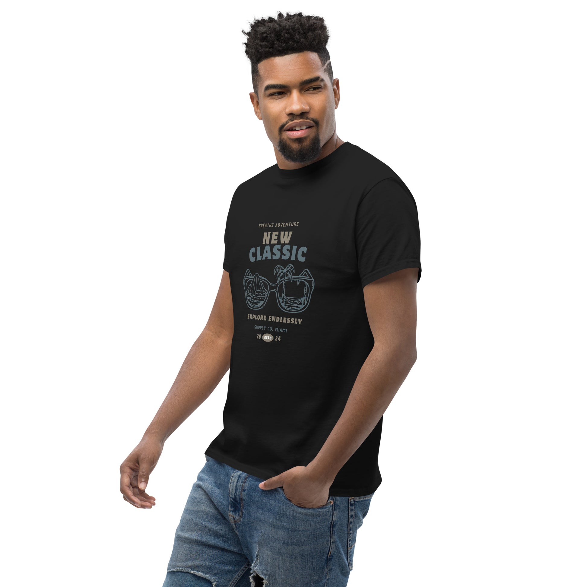 Breathe Adventure, Explore Endlessly - Unisex classic tee