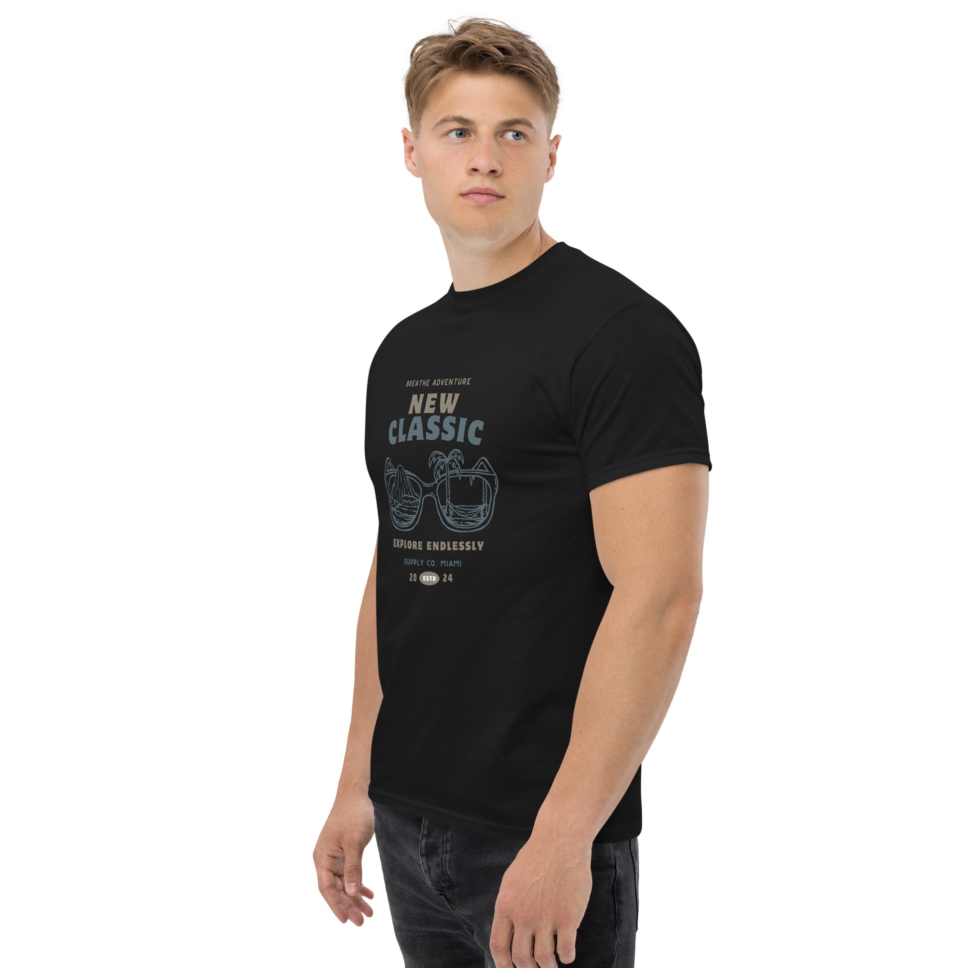 Breathe Adventure, Explore Endlessly - Unisex classic tee