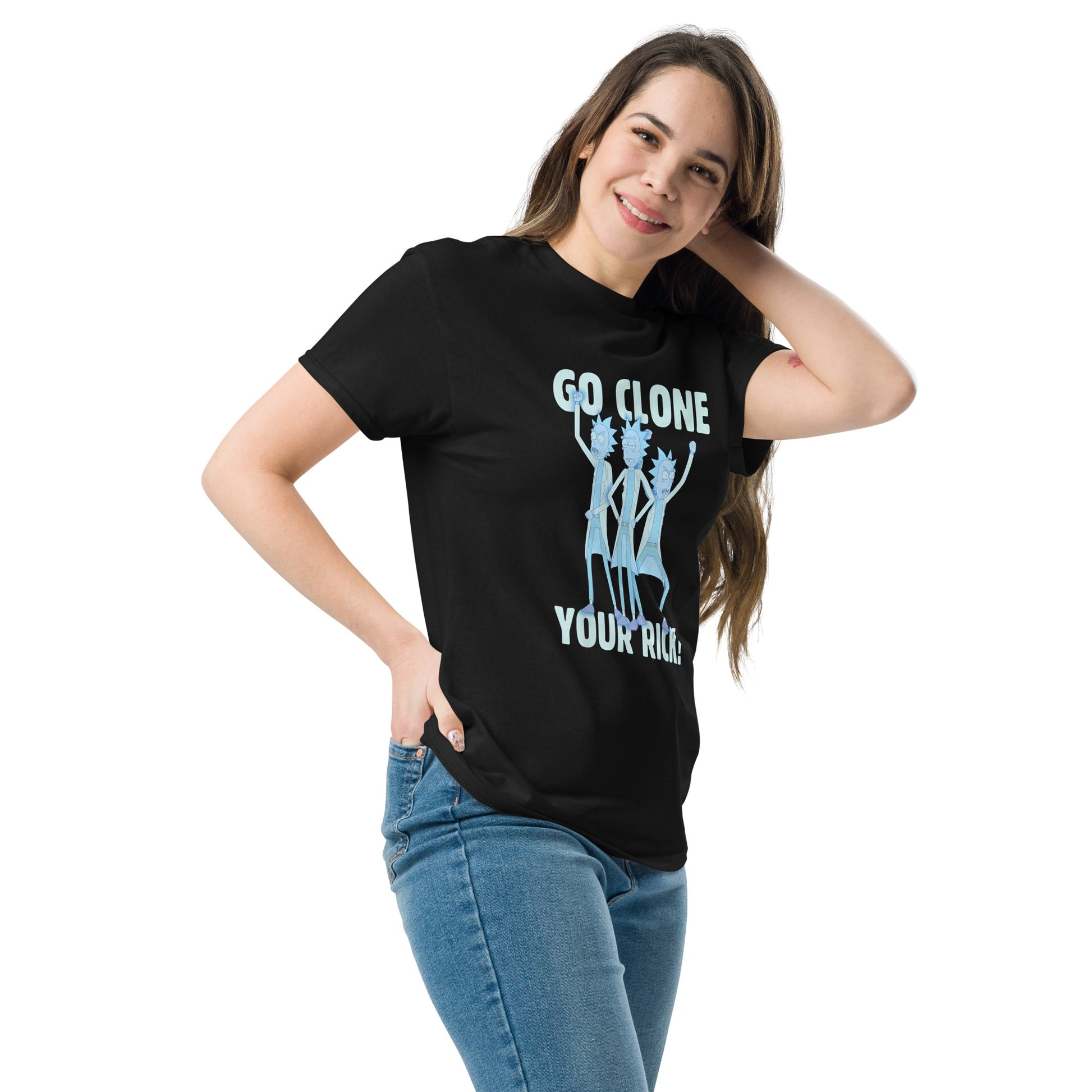 Go Clone Your Rick Top Cartoon Rick & Morty Fan Unisex T-Shirt