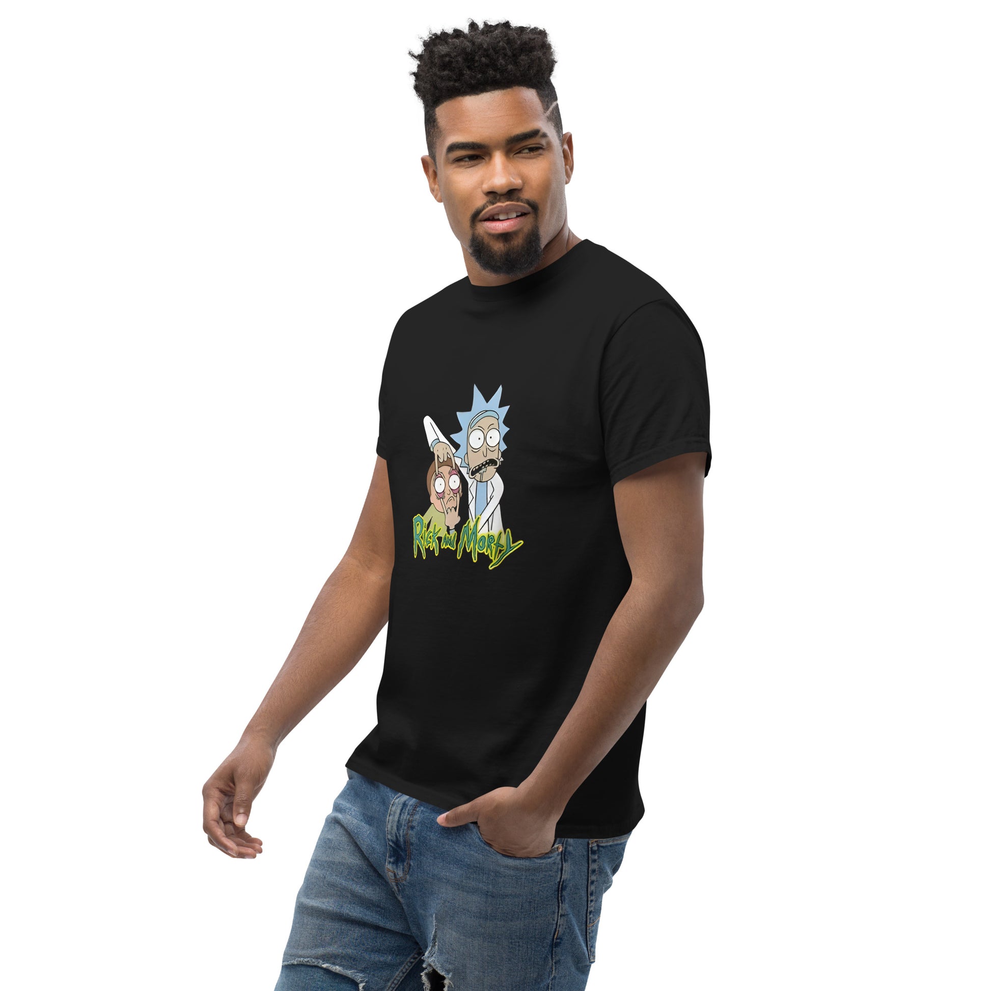 Ricky Funny Caption Rick & Morty Design Unisex T-Shirt Rick It Funny